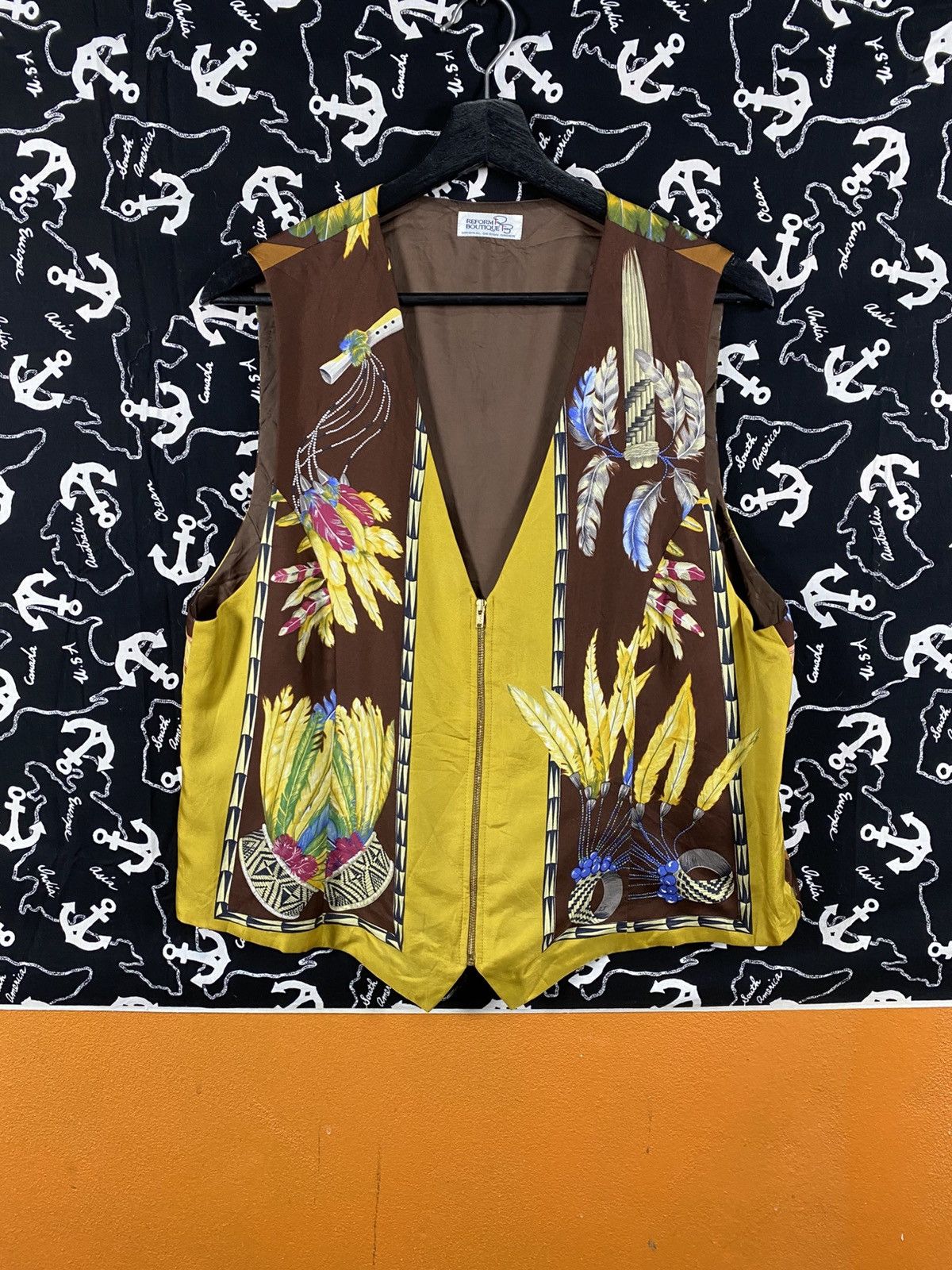 Vintage Vintage Reform Boutique Silk Scarf Vest Hermès Paris Motif Size US S / EU 44-46 / 1 - 3 Thumbnail
