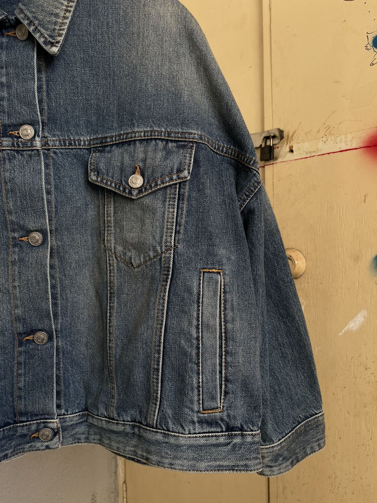 Maison Margiela MM6 Maison Margiela Oversized Type 3 Denim Jacket Boxy Size US S / EU 44-46 / 1 - 5 Thumbnail