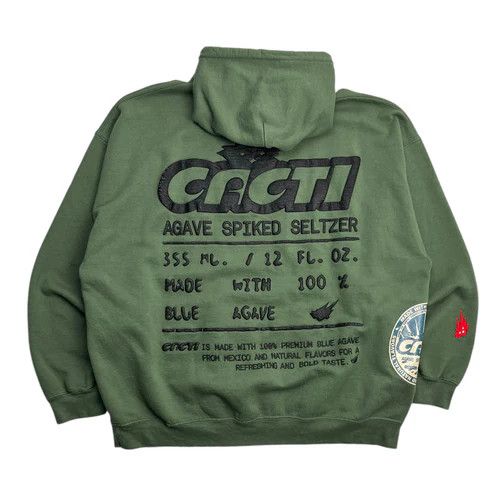 Travis Scott Travis Scott Cacti Mono Seal Hoodie - Green | Grailed