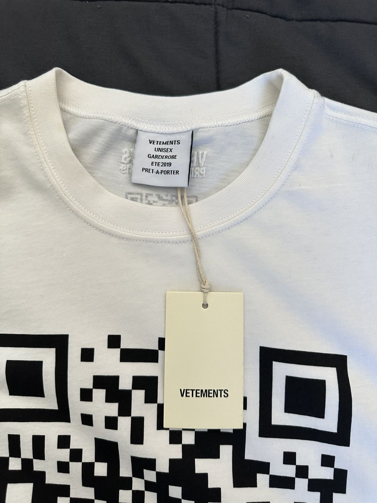 Vetements Vetements QR Code Tee Size US M / EU 48-50 / 2 - 2 Thumbnail