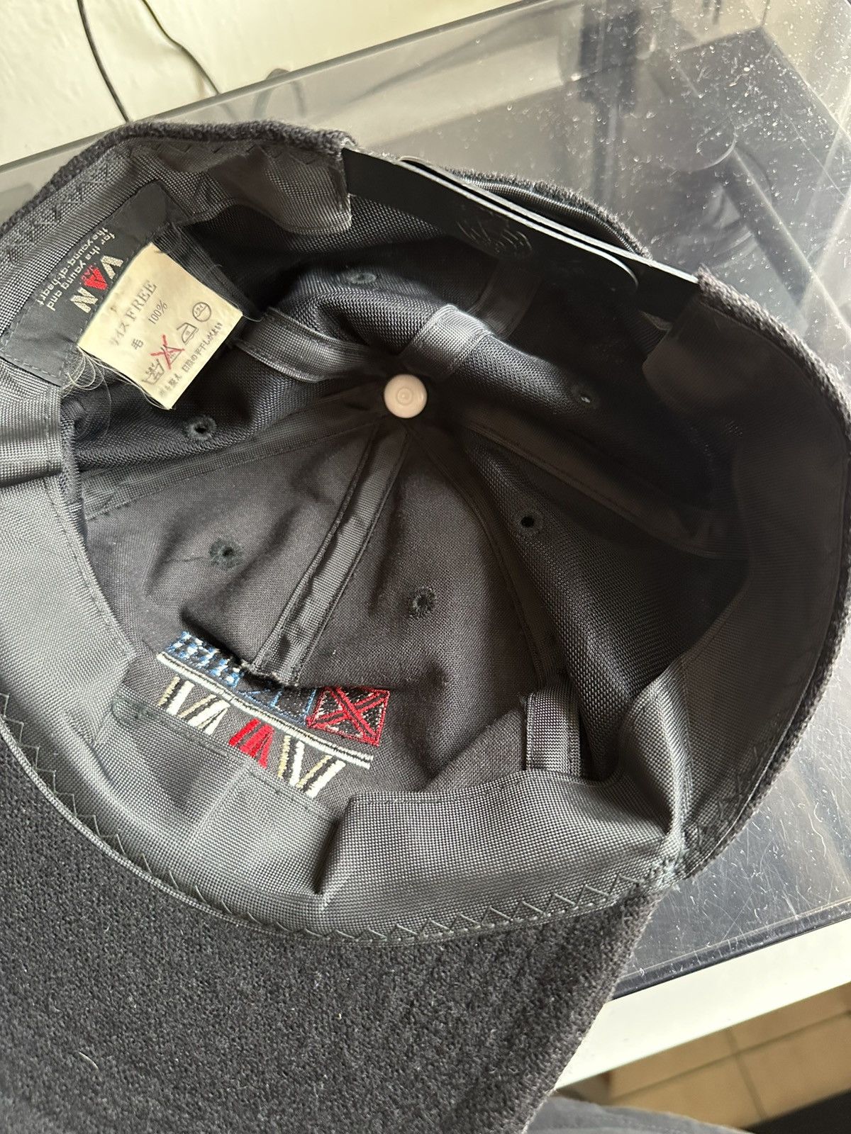 Vintage 1990s Van Jac Racing Sports Wear Specialist Wool Cap Size ONE SIZE - 7 Thumbnail