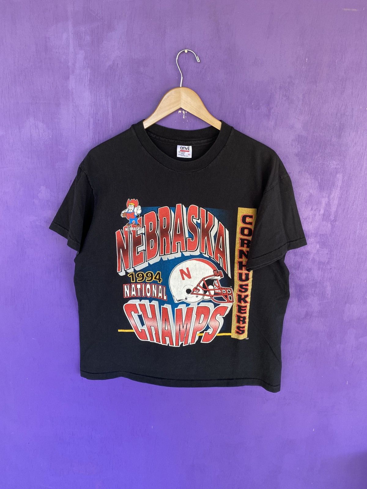 Other Vintage 1994 Nebraska Cornhuskers national champs t-shirt Size US L / EU 52-54 / 3 - 1 Thumbnail