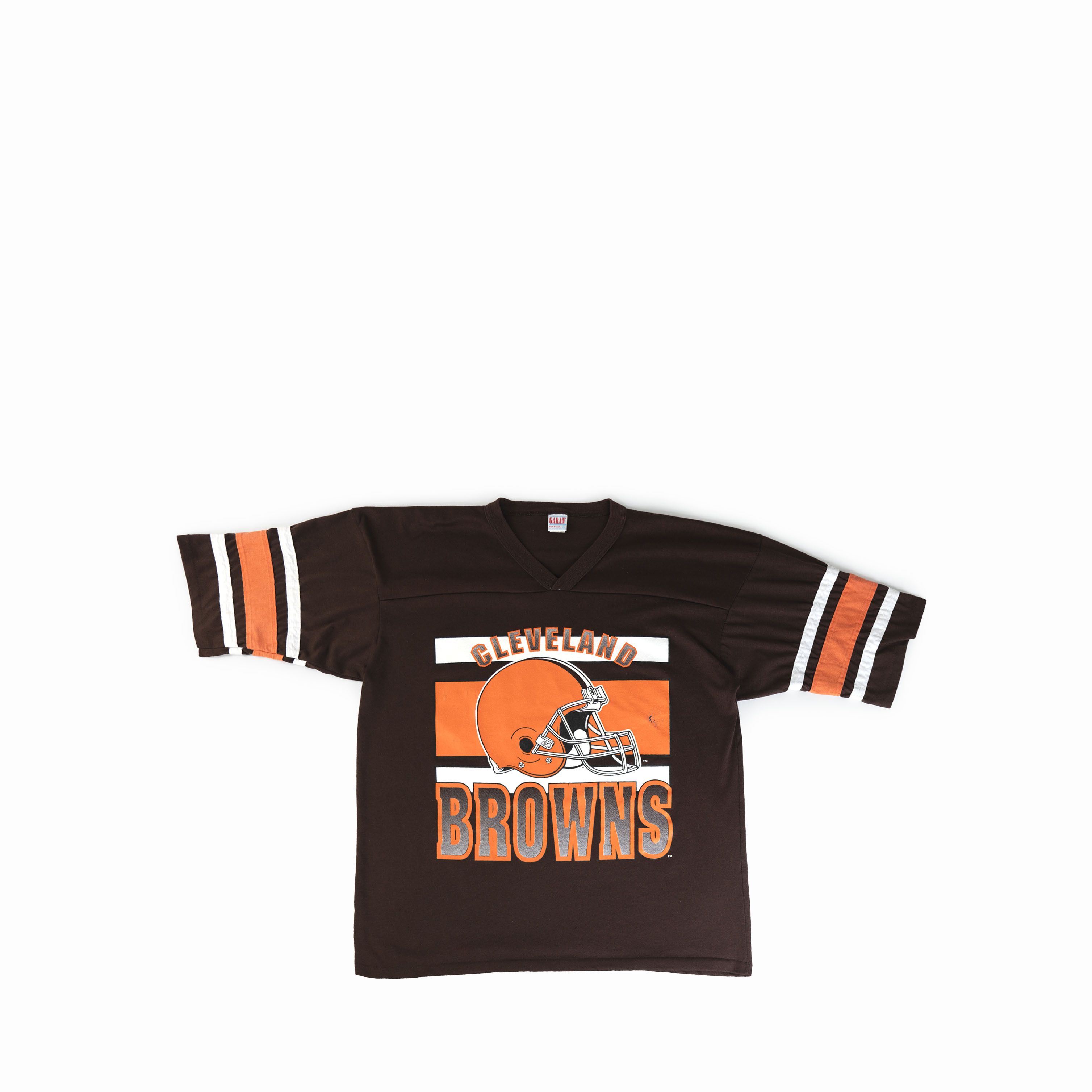 NFL Vintage 1980's Cleveland Browns NFL Tee Shirt Size US XL / EU 56 / 4 - 1 Thumbnail