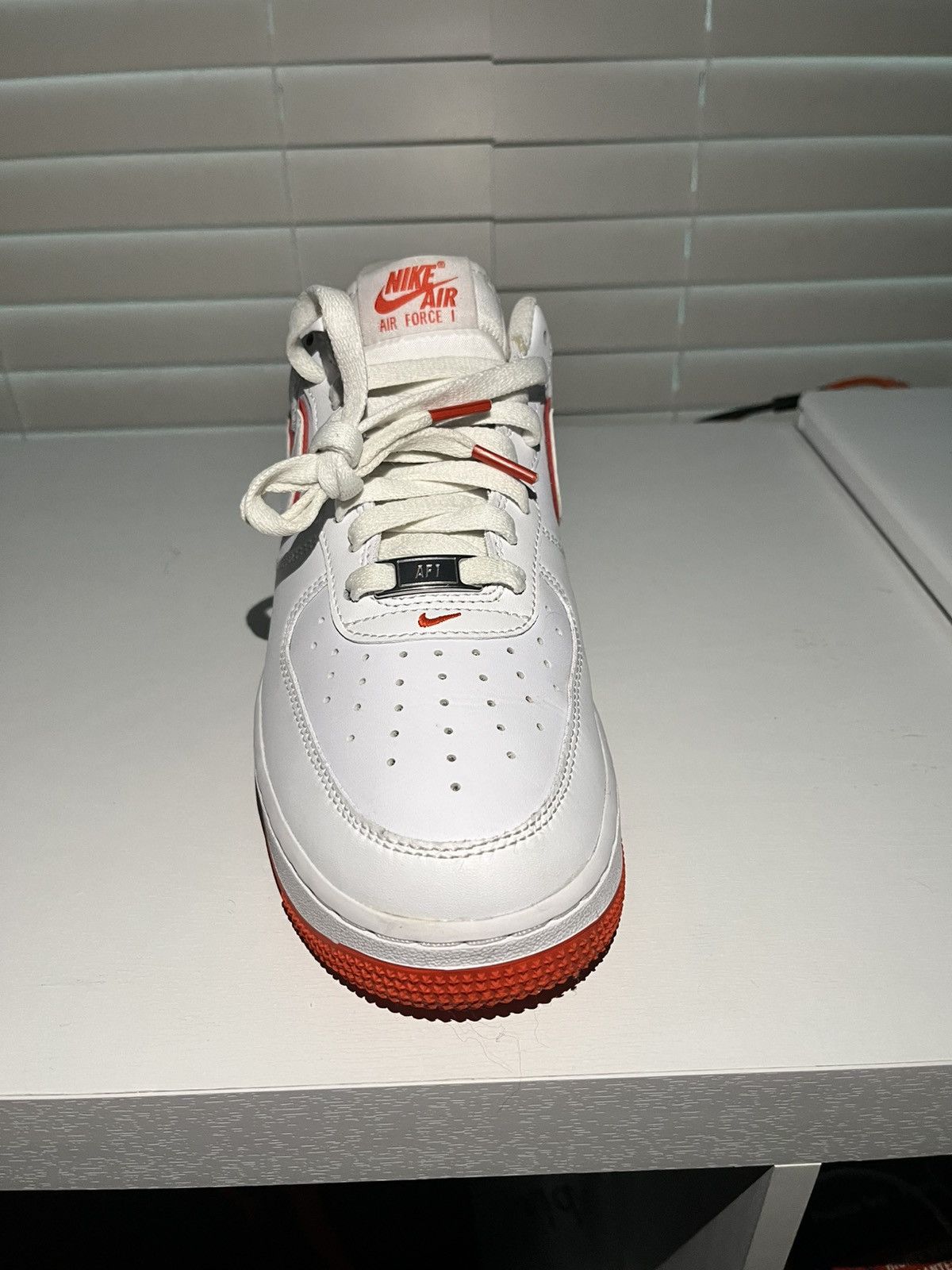 Nike Nike Air Force 1s Low ‘07 (White Picante Red) Size US 8.5 / EU 41-42 - 2 Thumbnail