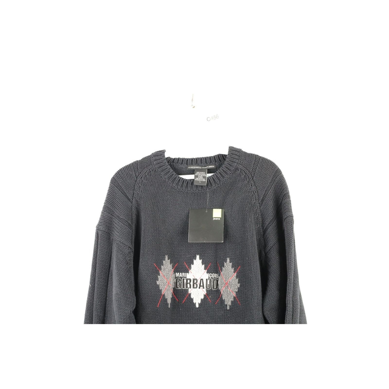 Marithe + Francois Girbaud × Vintage NOS Vintage 90s Marithe Francois Girbaud Argyle Sweater Size US L / EU 52-54 / 3 - 2 Thumbnail