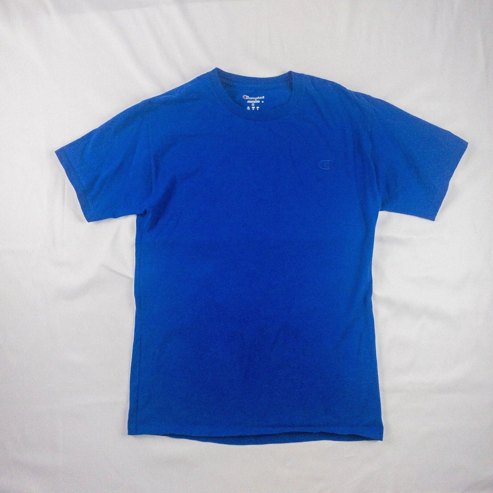 Champion Champion Vintage Blue Casual Tee Mens Small Womens Medium Size M / US 6-8 / IT 42-44 - 1 Thumbnail