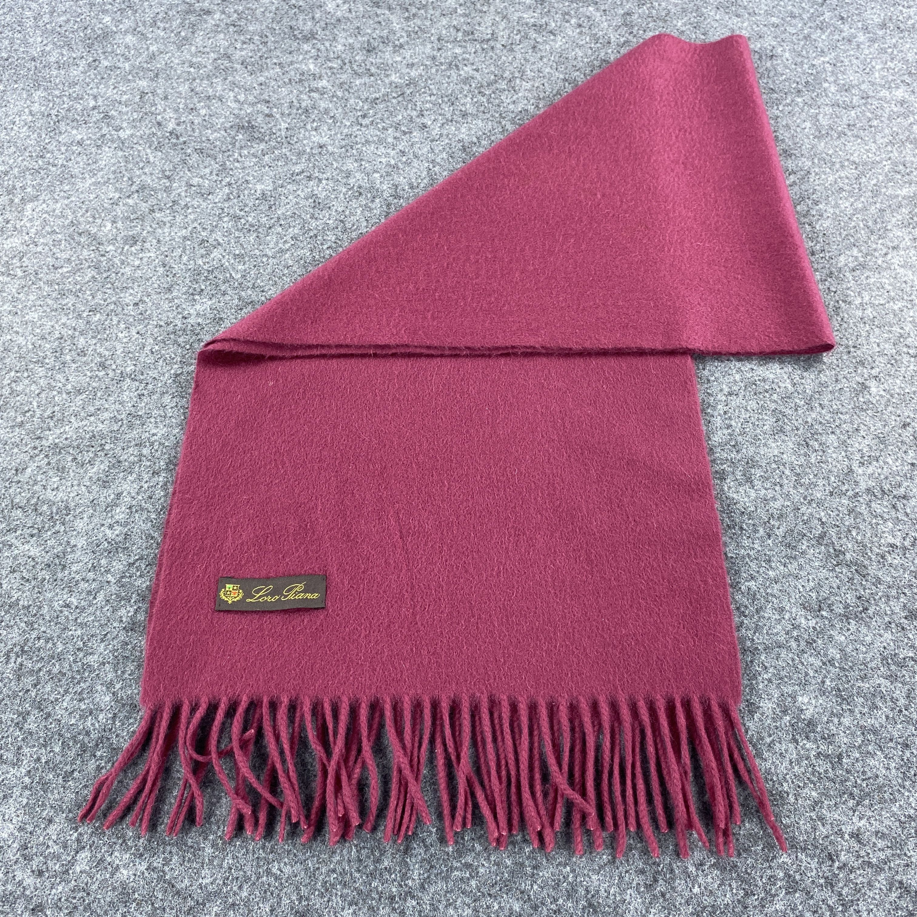 Loro Piana × Vintage Loro Piana Scarf # Muffler # Neckwear # D441 Size ONE SIZE - 7 Thumbnail