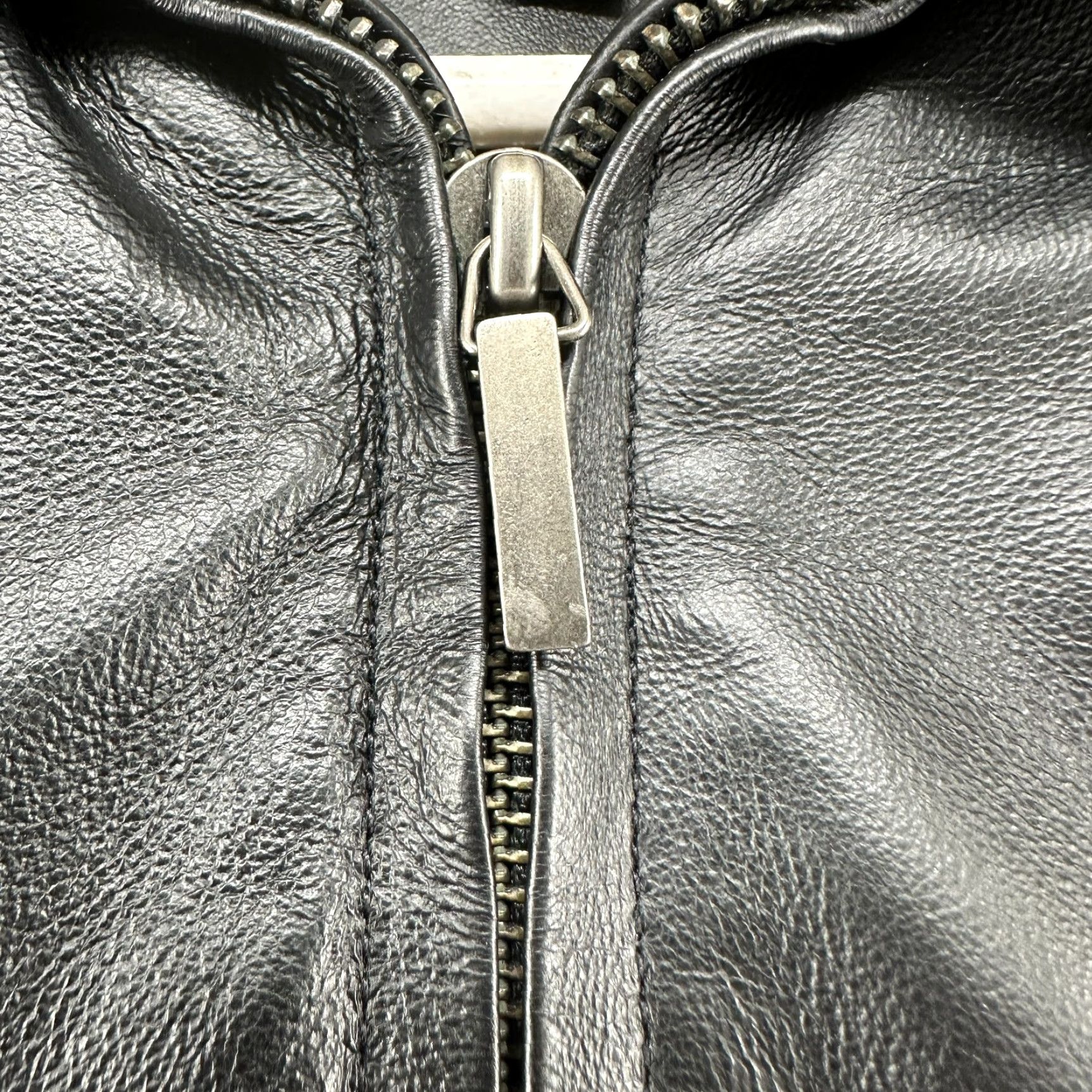 Vintage VINTAGE Colebrook Jacket Womens L Black Bomber Genuine Leather Real Full Zip 90s Size L / US 10 / IT 46 - 4 Thumbnail