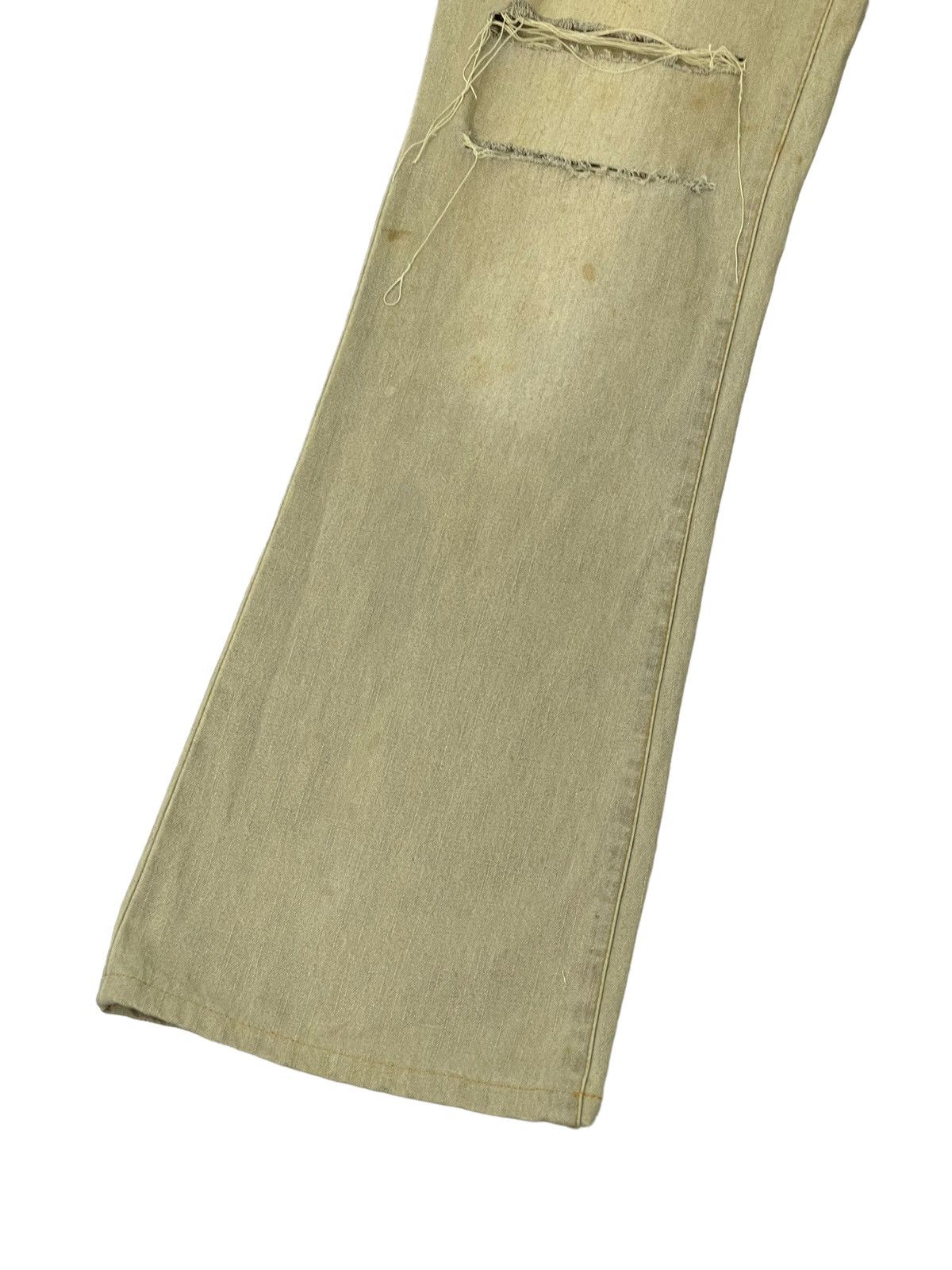 Tornado Mart Flare Jeans Tornado Mart Distress Dirty Faded Boot Cut 7🟦5 Size US 31 - 5 Thumbnail