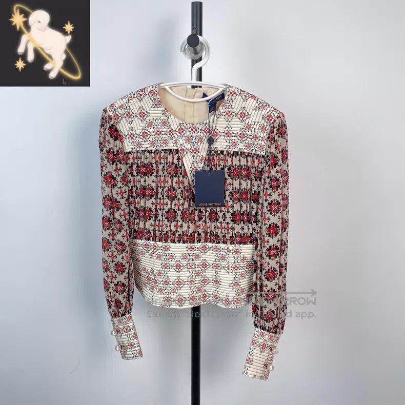 Louis Vuitton Louis Vuitton Retro French Floral Full Print Long Sleeve Size XS / US 0-2 / IT 36-38 - 1 Thumbnail