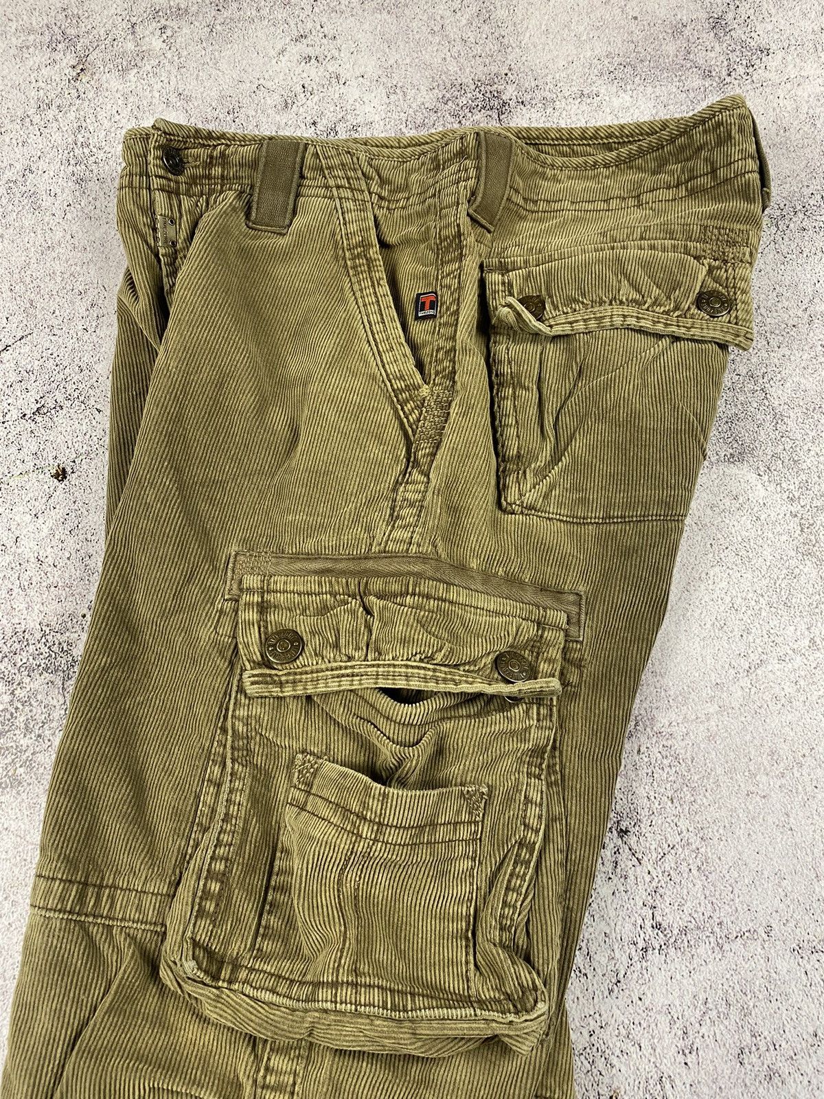 Japanese Brand Vintage Y2k Timezone Cargo Velvet pants Size US 30 / EU 46 - 11 Thumbnail