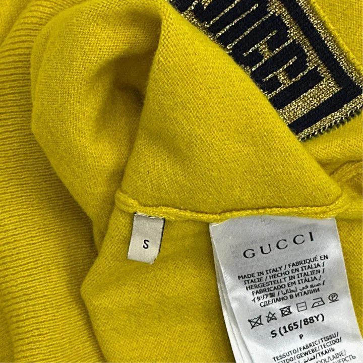 Gucci Gucci 1921 Logo V-Neck Sweater for Women-2507 Size S / US 4 / IT 40 - 3 Thumbnail
