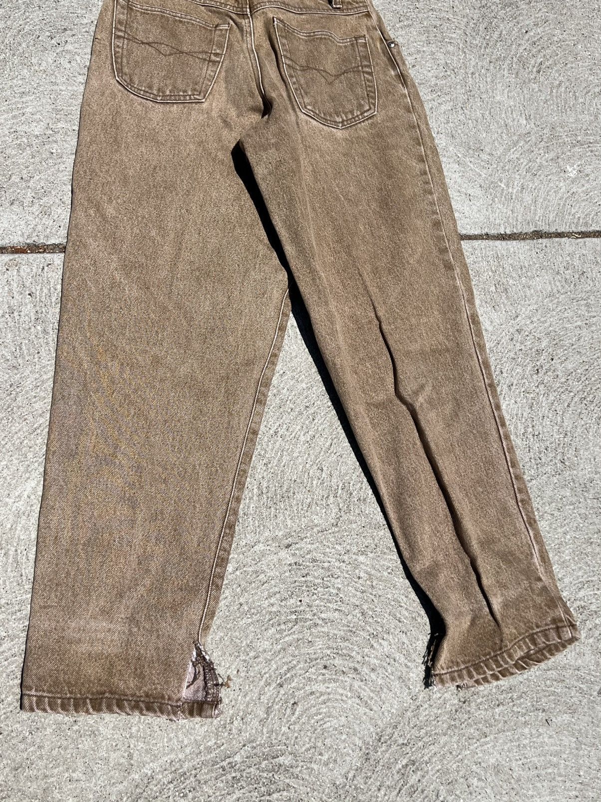 Vintage 90’s 2000’s Y2K VTG Vintage Anchor Blue Workwear Denim Jeans Size 29" - 7 Thumbnail