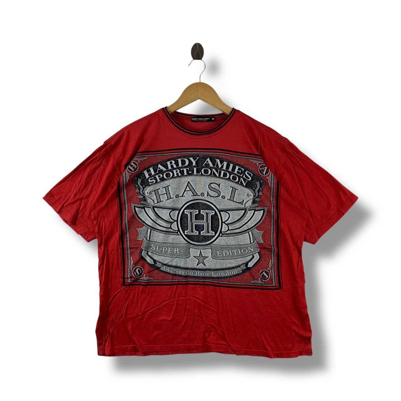 Designer × Hardy Amies HARDY AMIES Big logo printed tee Size US M / EU 48-50 / 2 - 1 Thumbnail