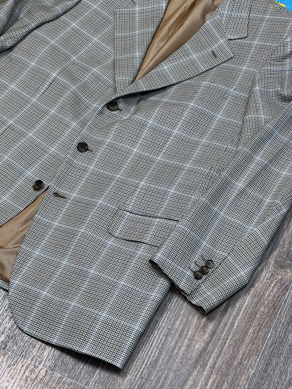 Brioni Brioni Parigi Wool Grey Checked Blazer Jacket size 50 Size 50S - 4 Thumbnail
