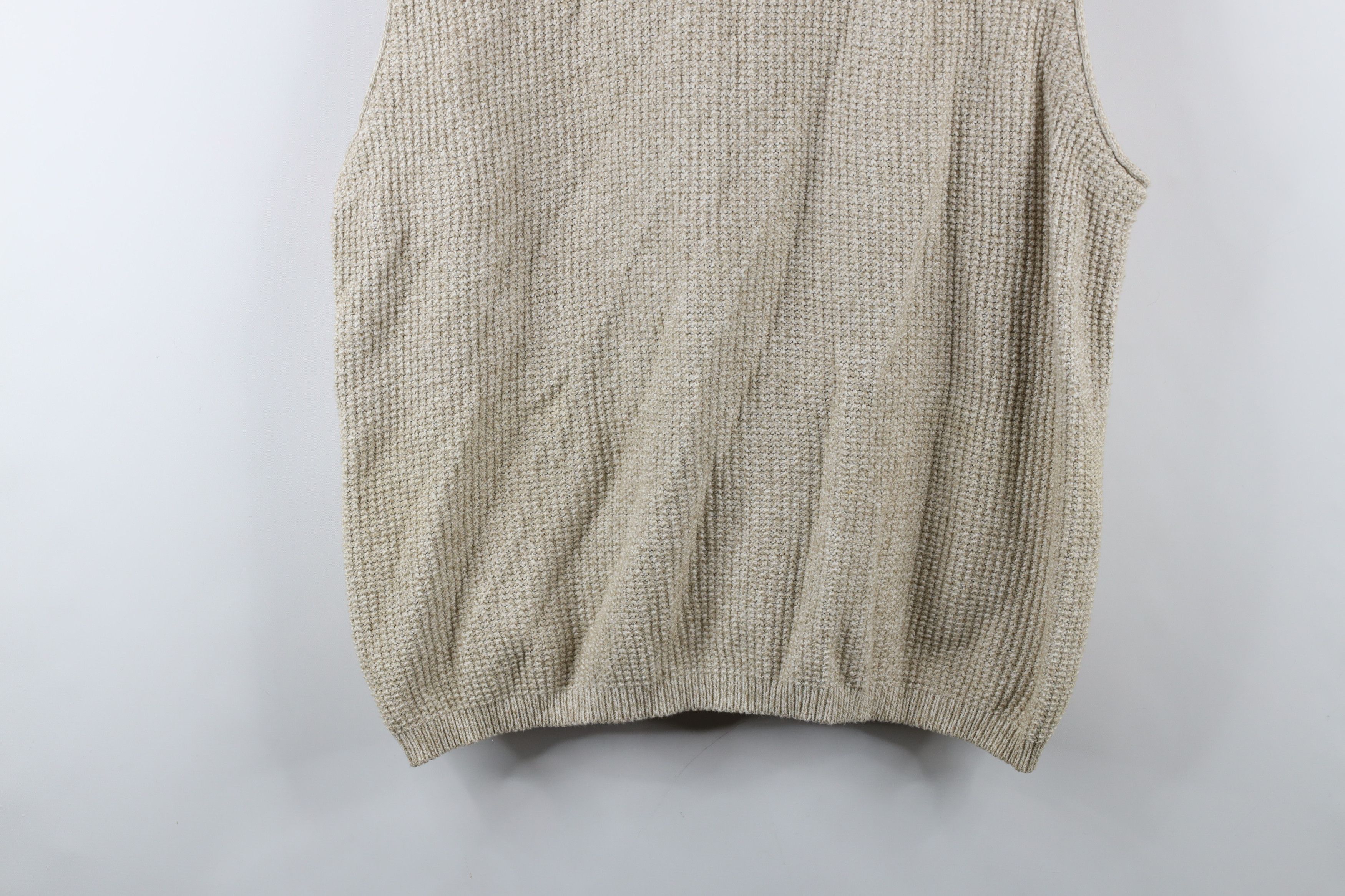 Eddie Bauer × Vintage Vintage 90s Eddie Bauer Thermal Cotton Knit Sweater Vest USA Size US L / EU 52-54 / 3 - 11 Thumbnail