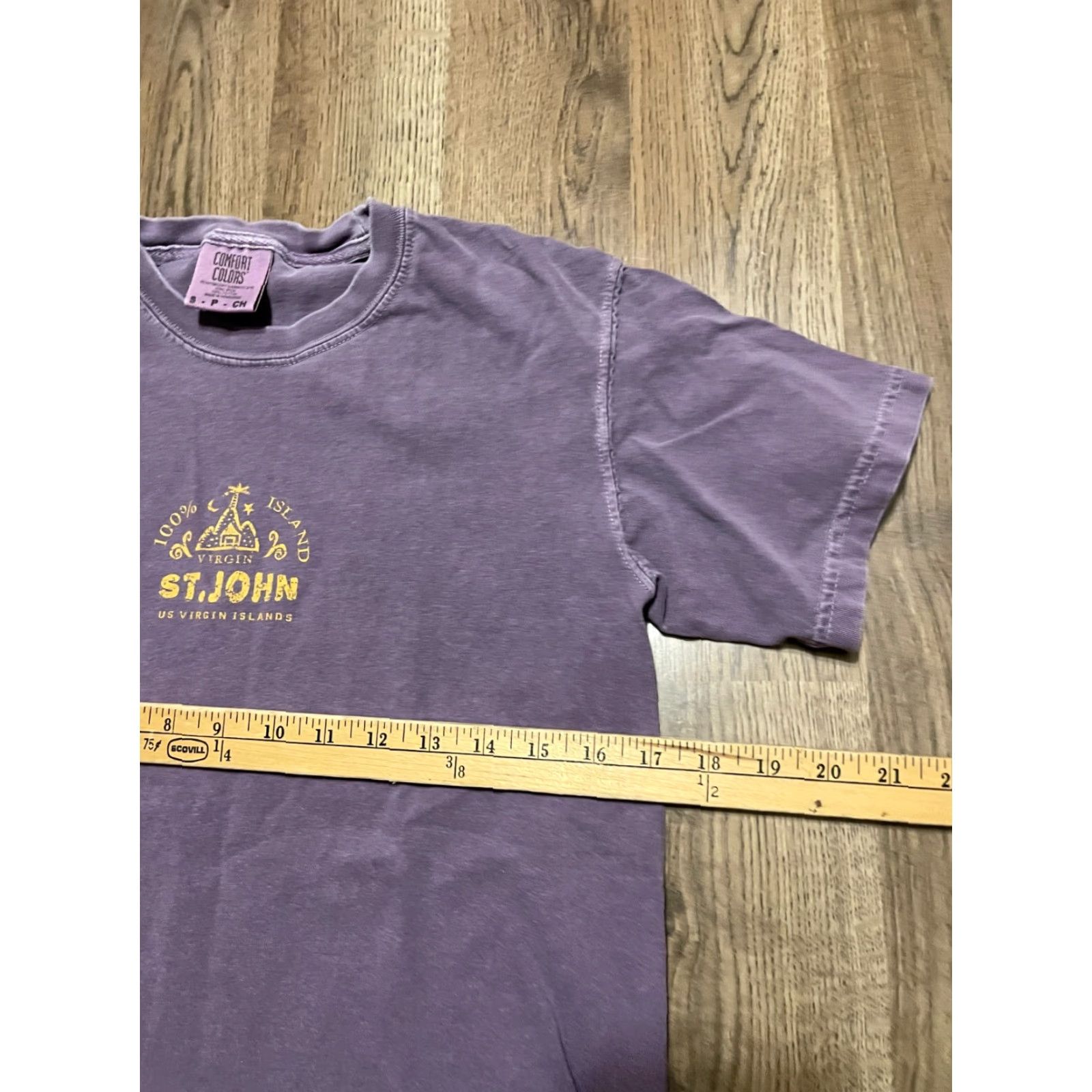 Comfort Colors Comfort Colors Shirt Women's Size Small Purple St. John US Virgin Island Size S / US 4 / IT 40 - 5 Thumbnail
