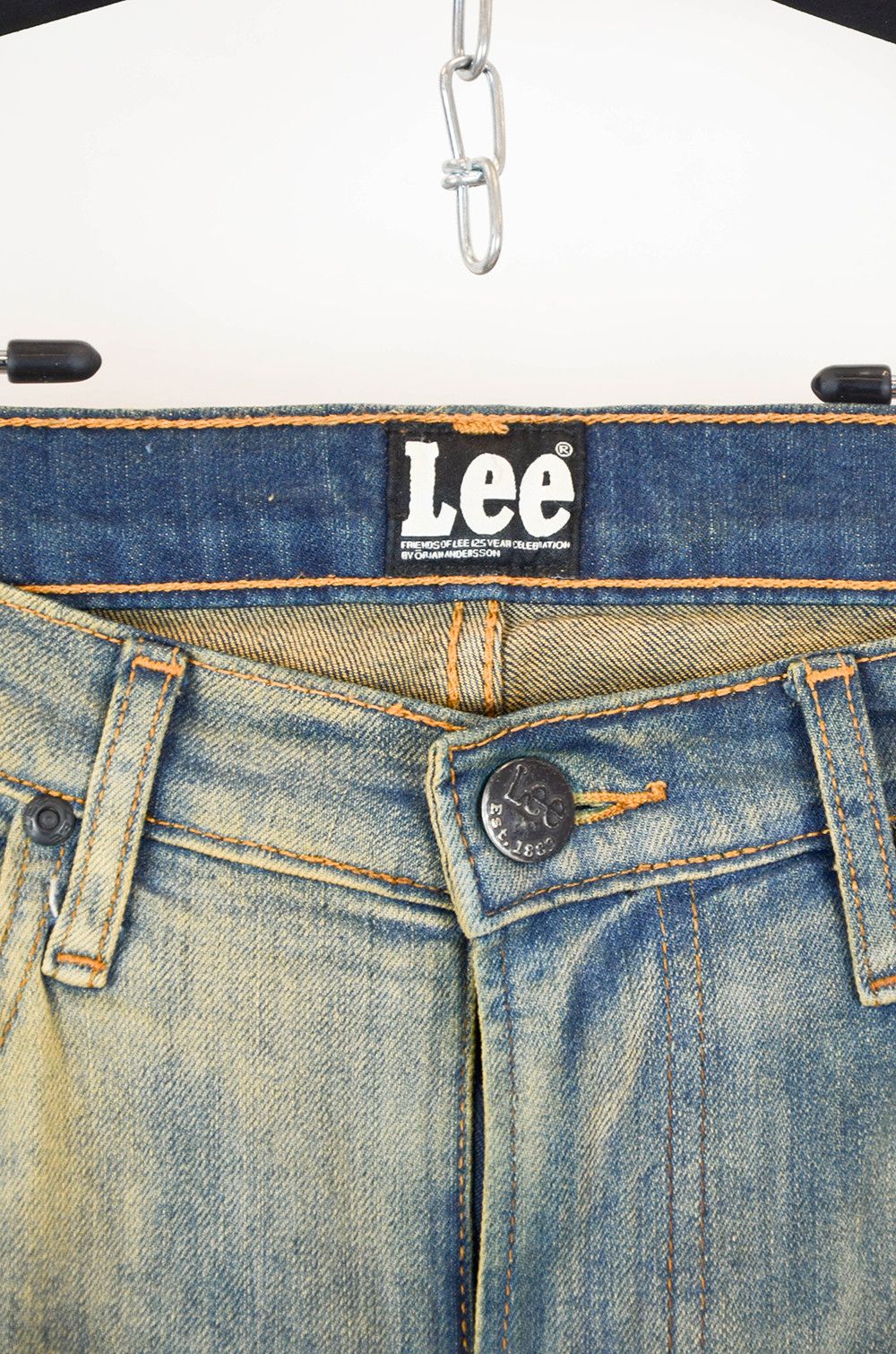 Lee Lee Luke Acid Wash Limited Edition Jeans – 31/32 Size US 31 - 4 Thumbnail