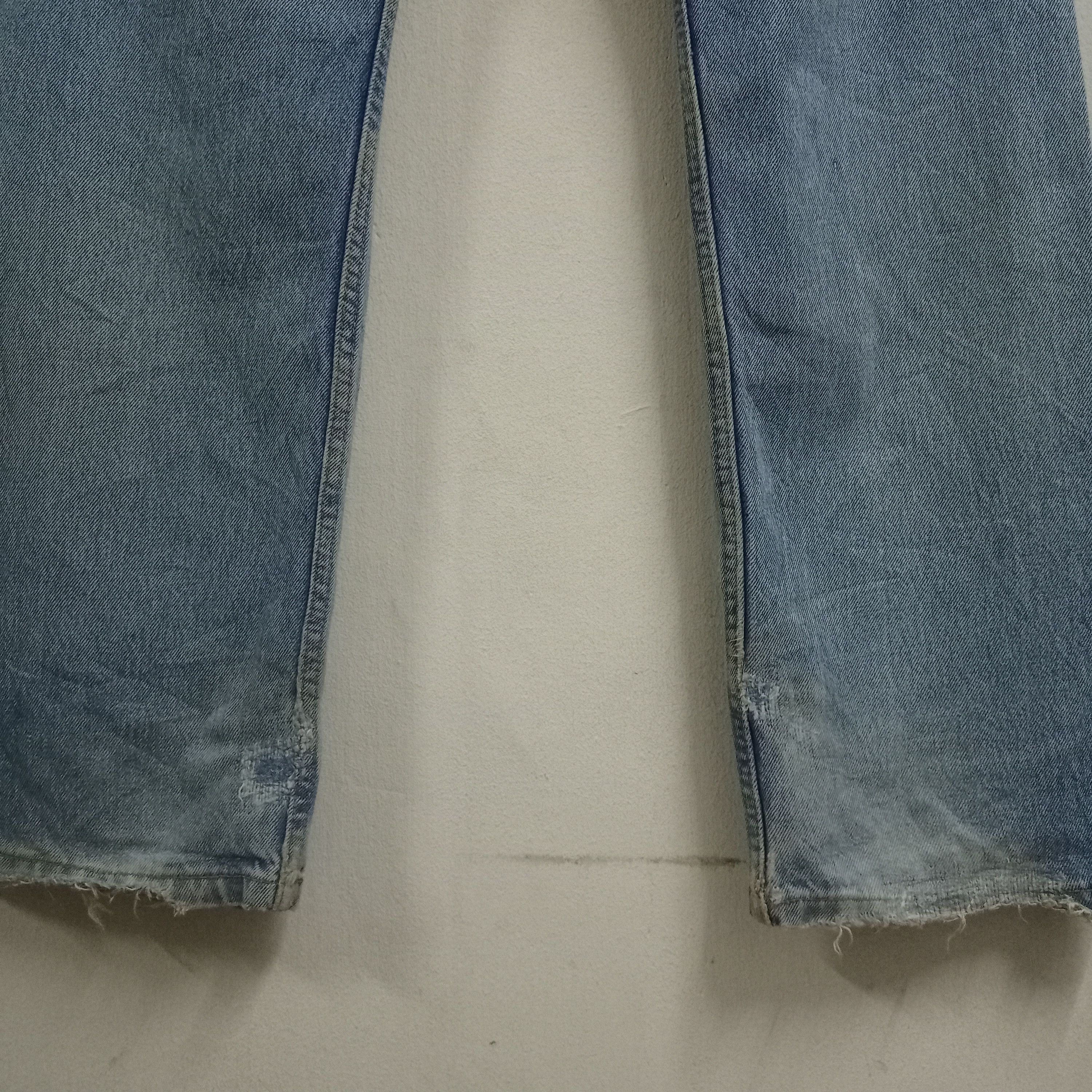 Levi's × Levi's Vintage Clothing UK Vintage 80s Levis 501 Graphic Print Style Loose Jeans Size US 31 - 8 Thumbnail