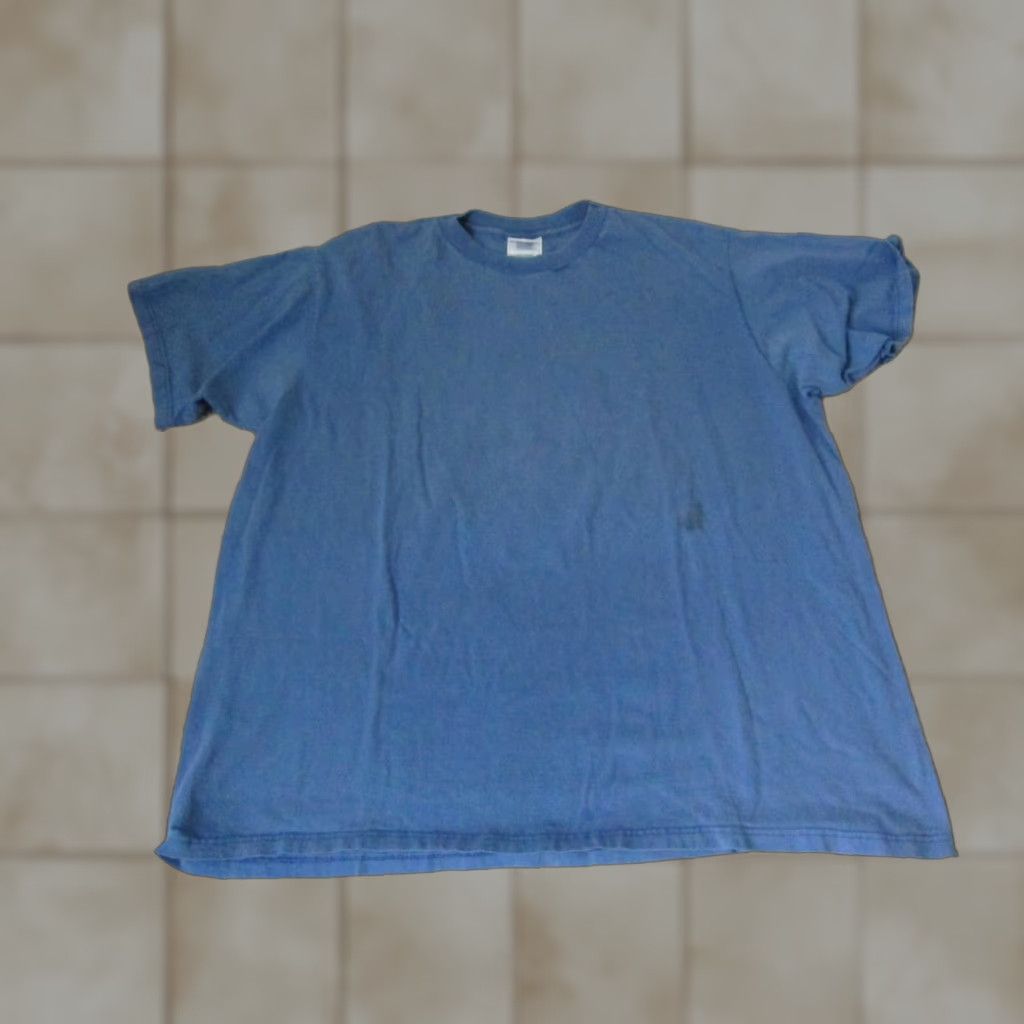 Fruit Of The Loom VINTAGE Fruit of the Loom Shirt Mens 3XL Blue Cotton 90s T-Shirt Crew Neck Short Sleeve Jersey Classic 80s 90s Size US XXL / EU 58 / 5 - 1 Thumbnail