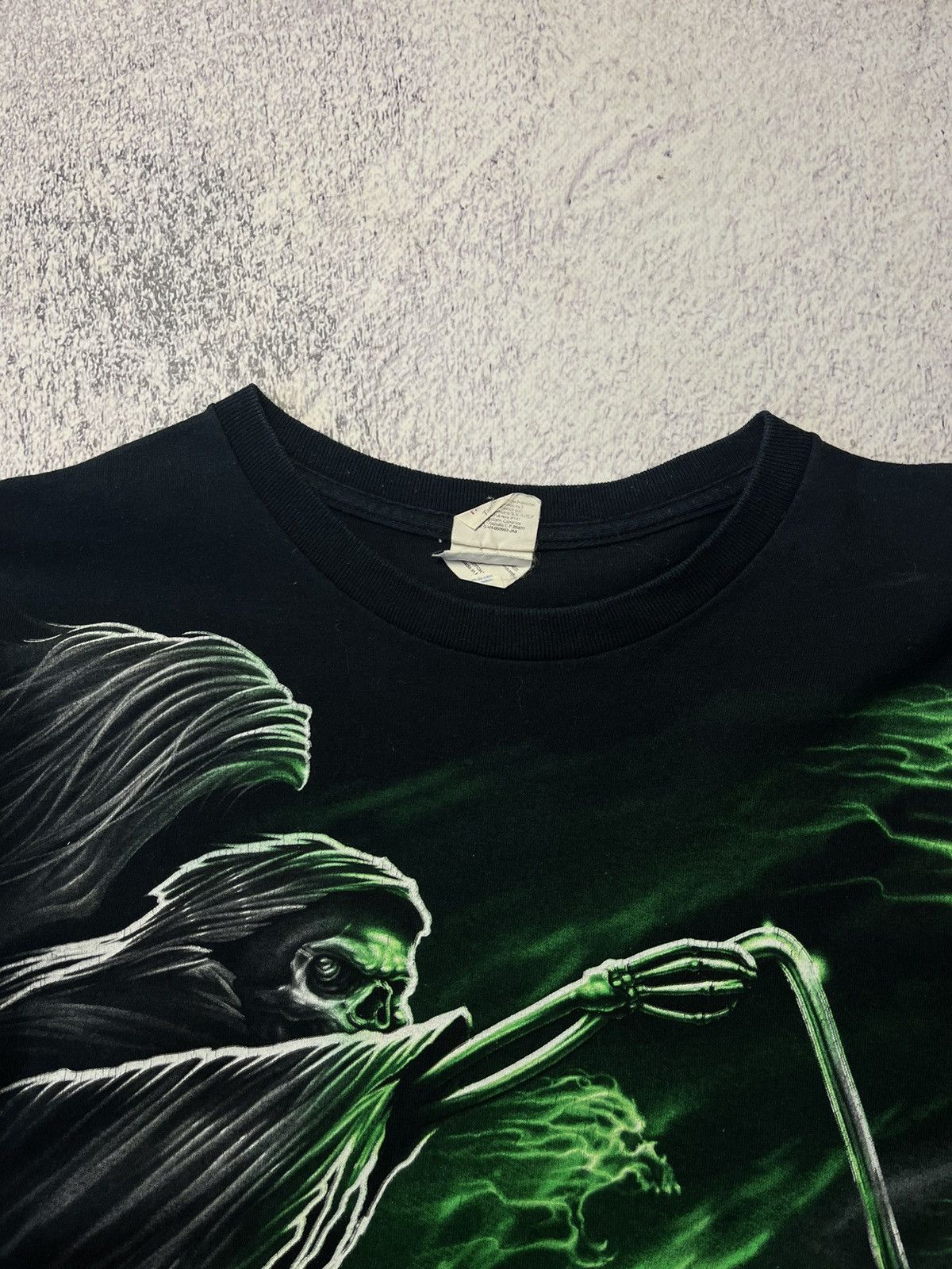 Gildan Vintage Black T shirt Ghost rider Size US L / EU 52-54 / 3 - 9 Thumbnail