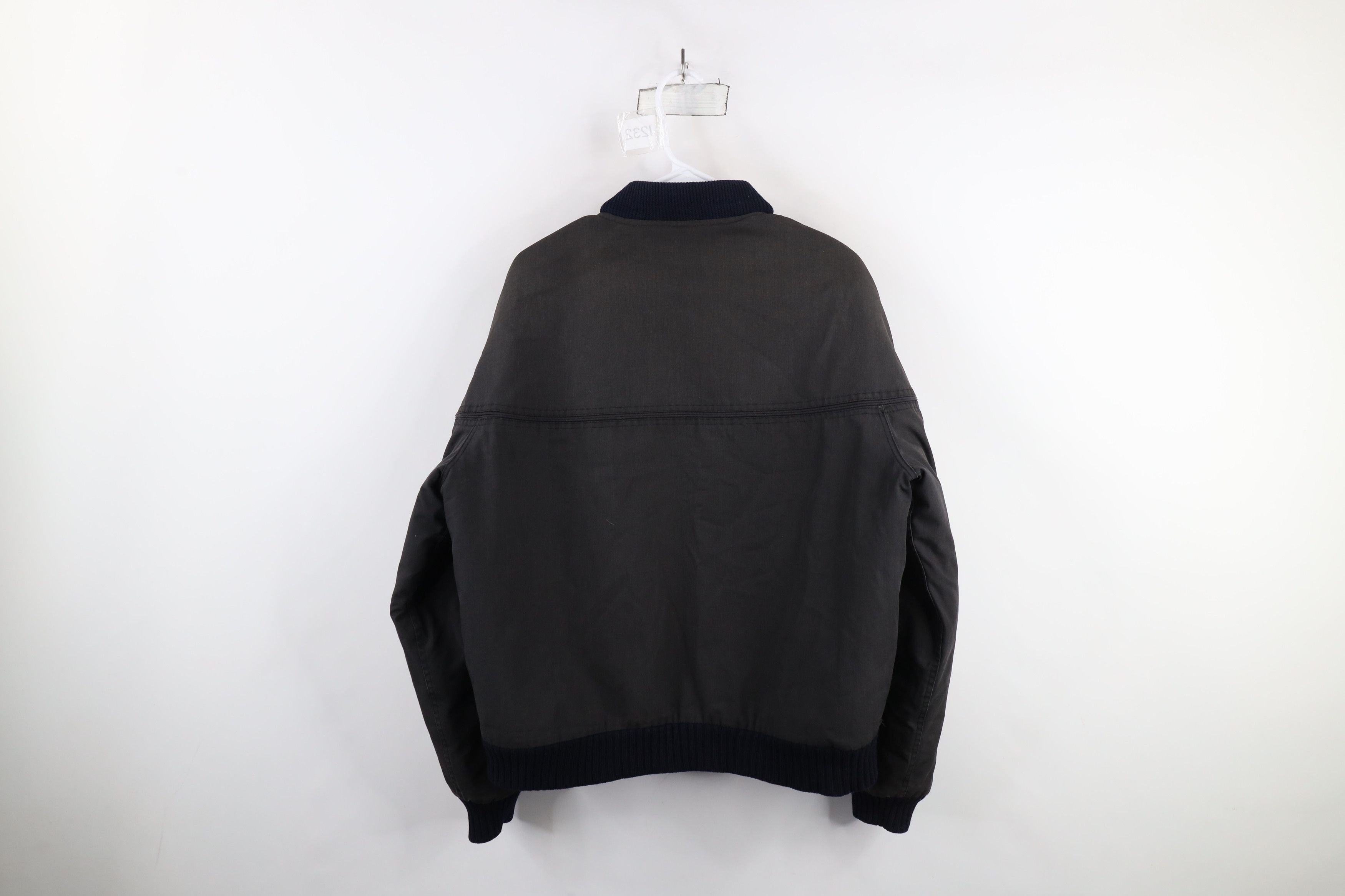 Vintage Vintage 90s Streetwear Quilted Catalina Bomber Jacket Black Size US L / EU 52-54 / 3 - 13 Thumbnail