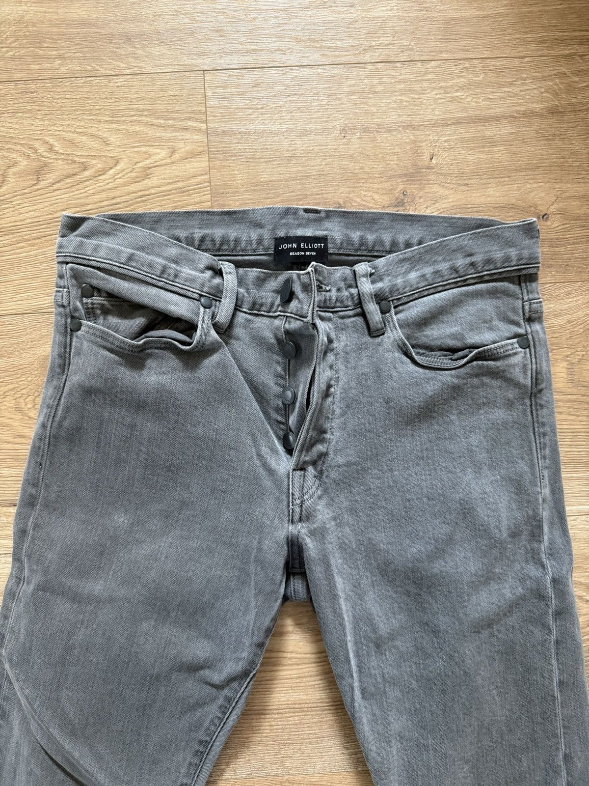 John Elliott John Elliott Cast 2 Denim Cropped Size US 29 - 2 Thumbnail