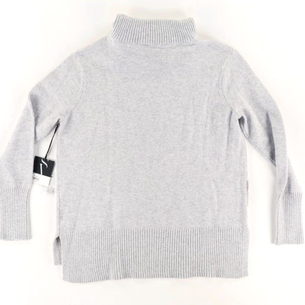 Vintage Simply Vera Turtleneck Stretch Solid Long Sleeve Shirt Gray Women's S Size S / US 4 / IT 40 - 4 Thumbnail