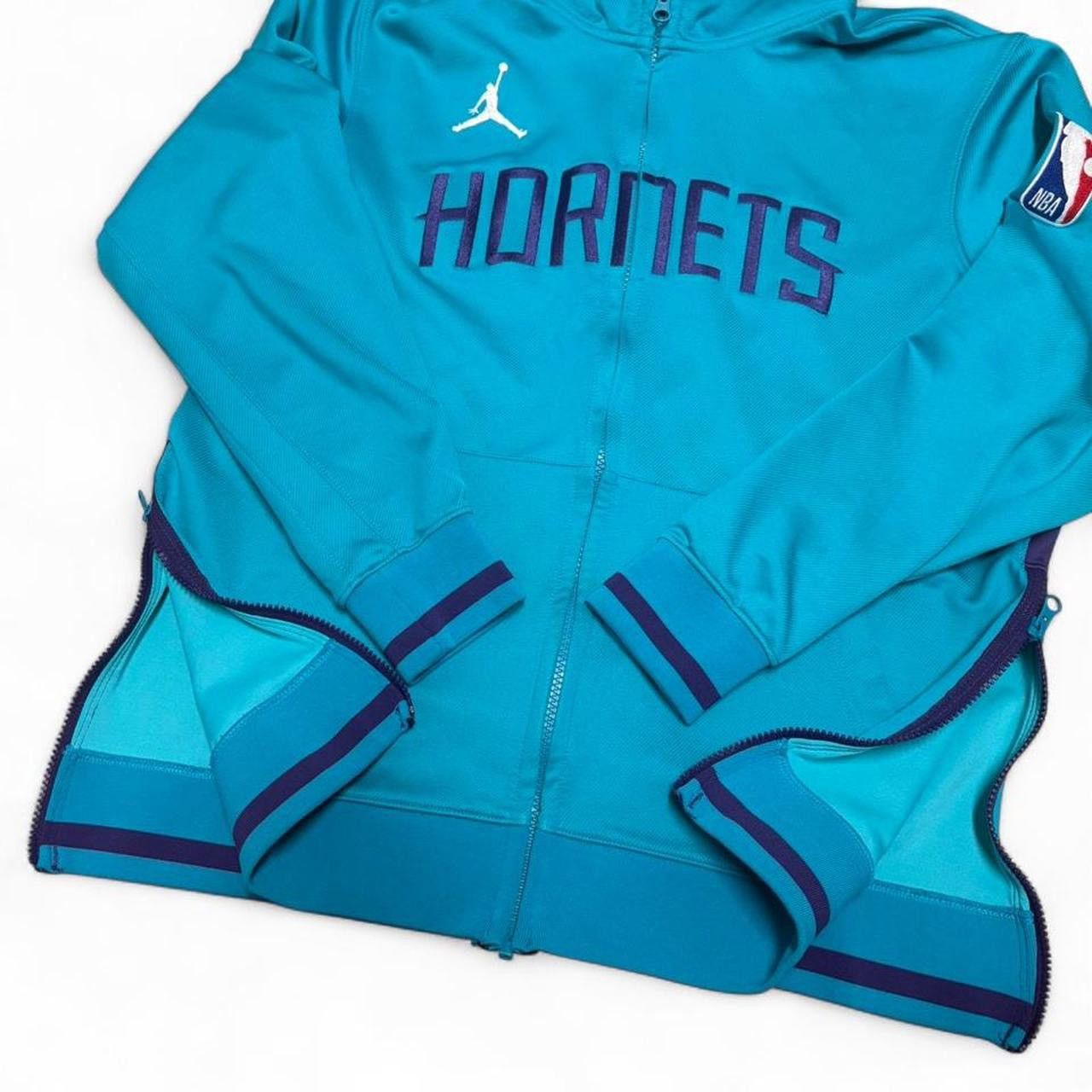 Jordan Brand sz L - NBA x Jordan Charlotte Hornets track jacket hoodie Size US L / EU 52-54 / 3 - 2 Thumbnail