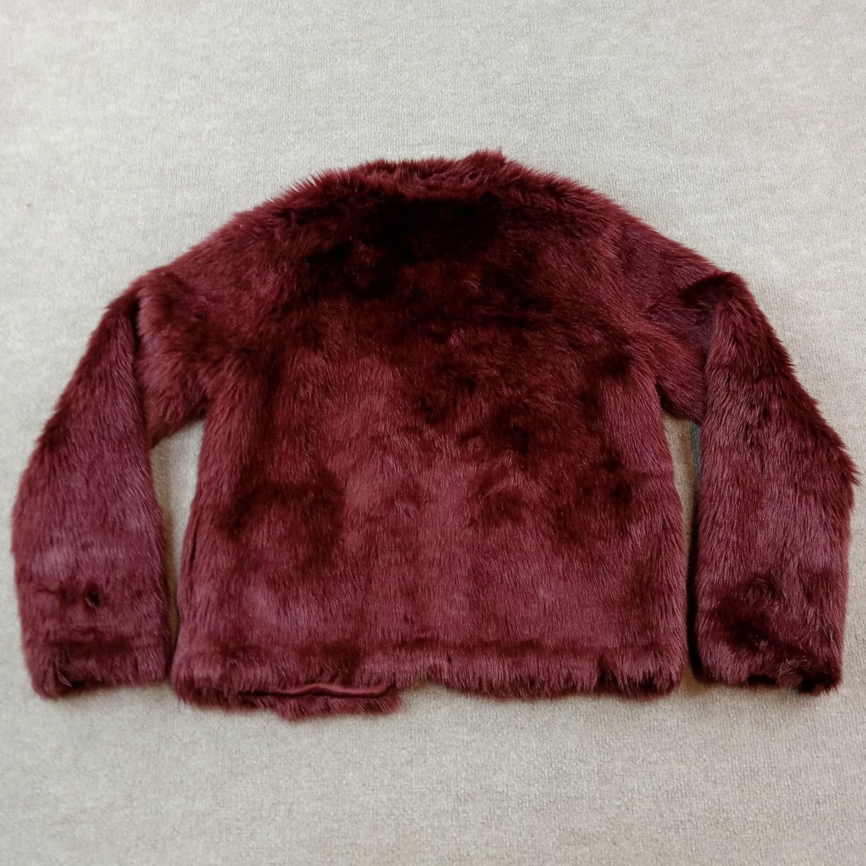 Forever 21 Forever 21 Womens Small Red Fleece Jacket Size S / US 4 / IT 40 - 8 Thumbnail