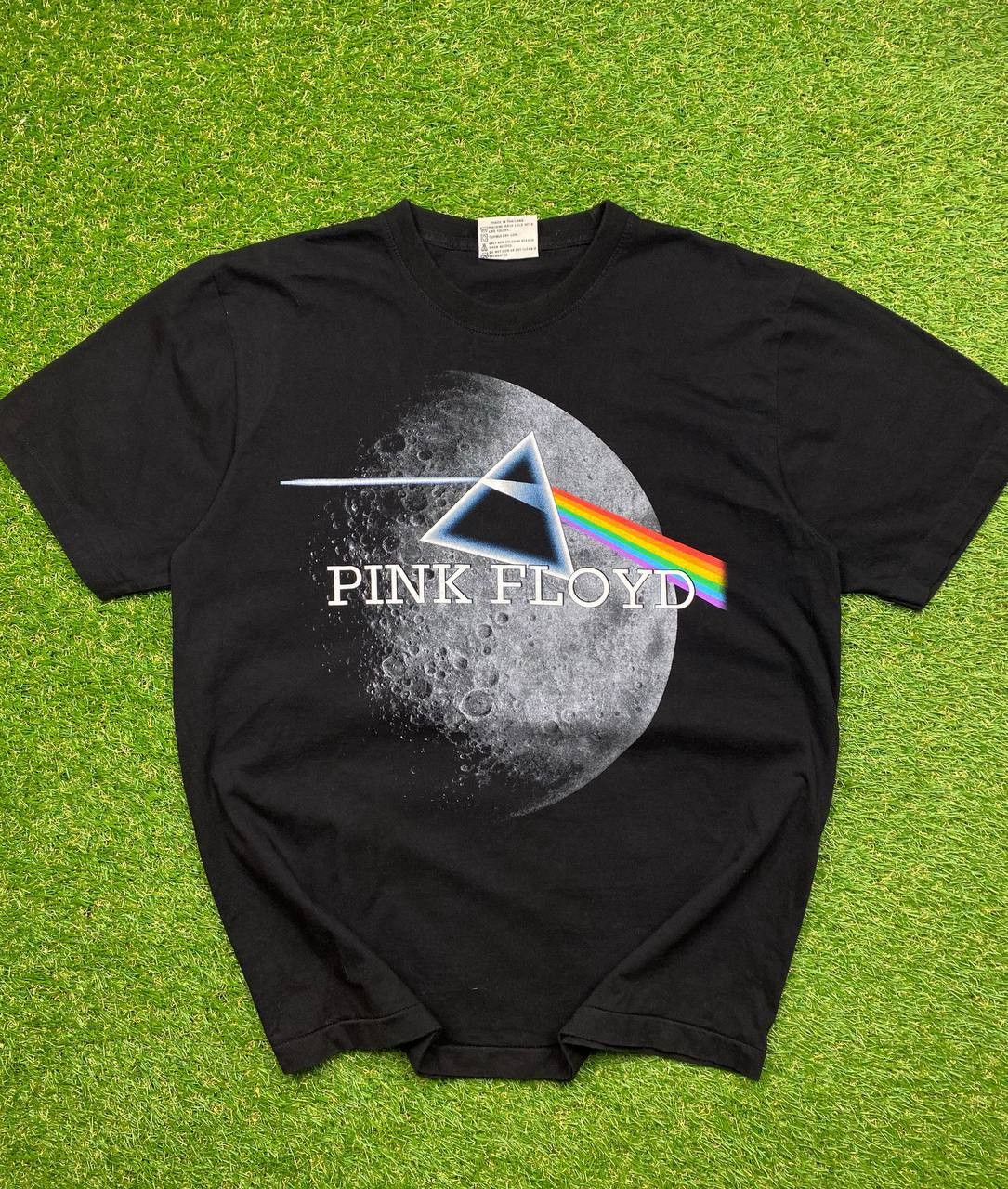 Pre-owned Band Tees X Pink Floyd Vintage Pink Floyd Dark Side Of The Moon Singlestitch Tee In Black