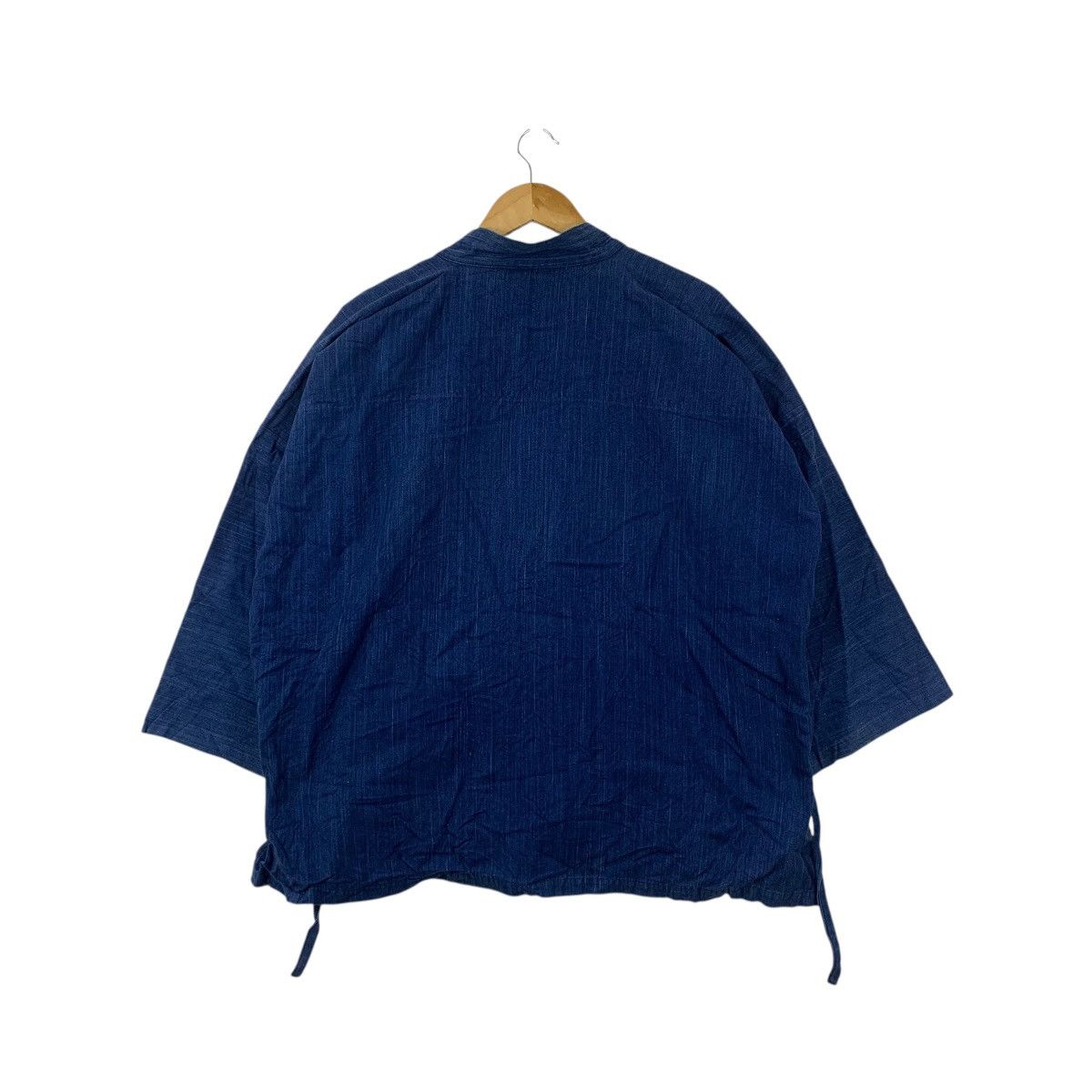 Vintage Vintage 70s KIMONO JAPAN DRAGON Natural Pure Indigo Coat Size US XXL / EU 58 / 5 - 6 Thumbnail