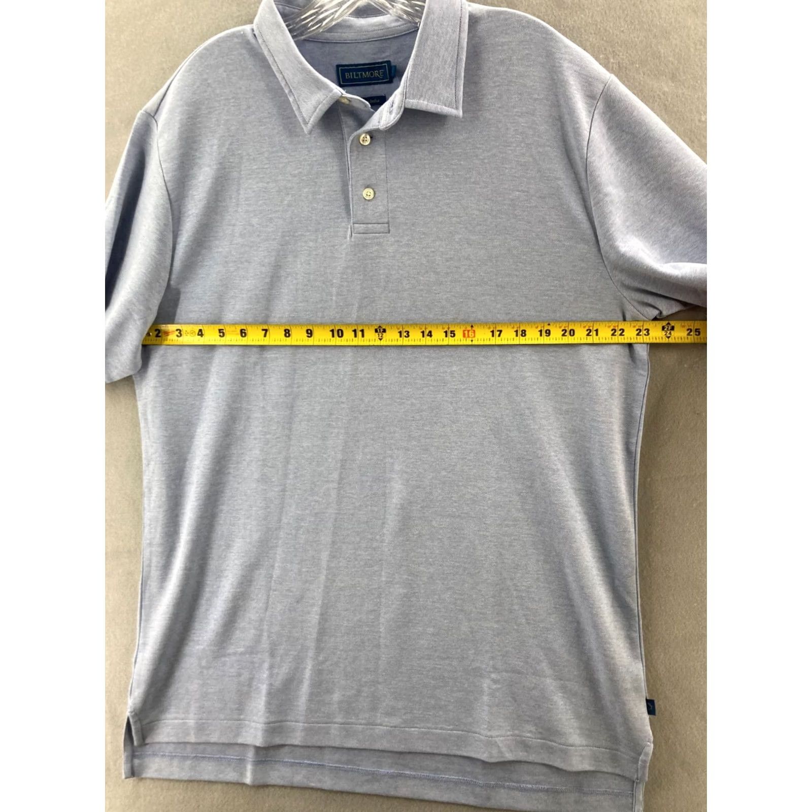 Vintage Biltmore Shirt Mens L Blue Short Sleeve Polo Casual Sports 90s Theme Womens Mens Girls Size US L / EU 52-54 / 3 - 2 Thumbnail