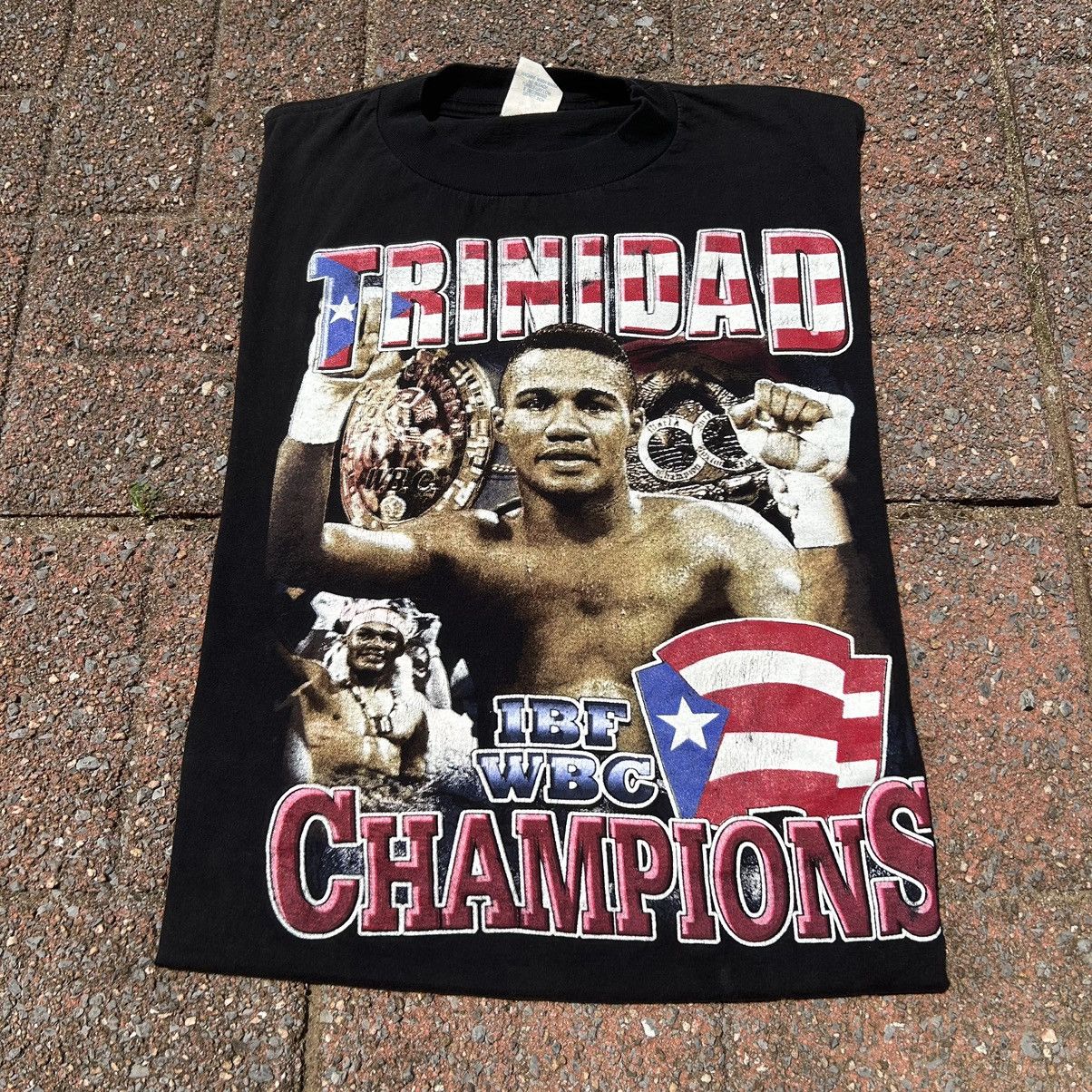 Vintage 1990s Tito Trinidad Boxing Rap Tee Size US XL / EU 56 / 4 - 1 Thumbnail