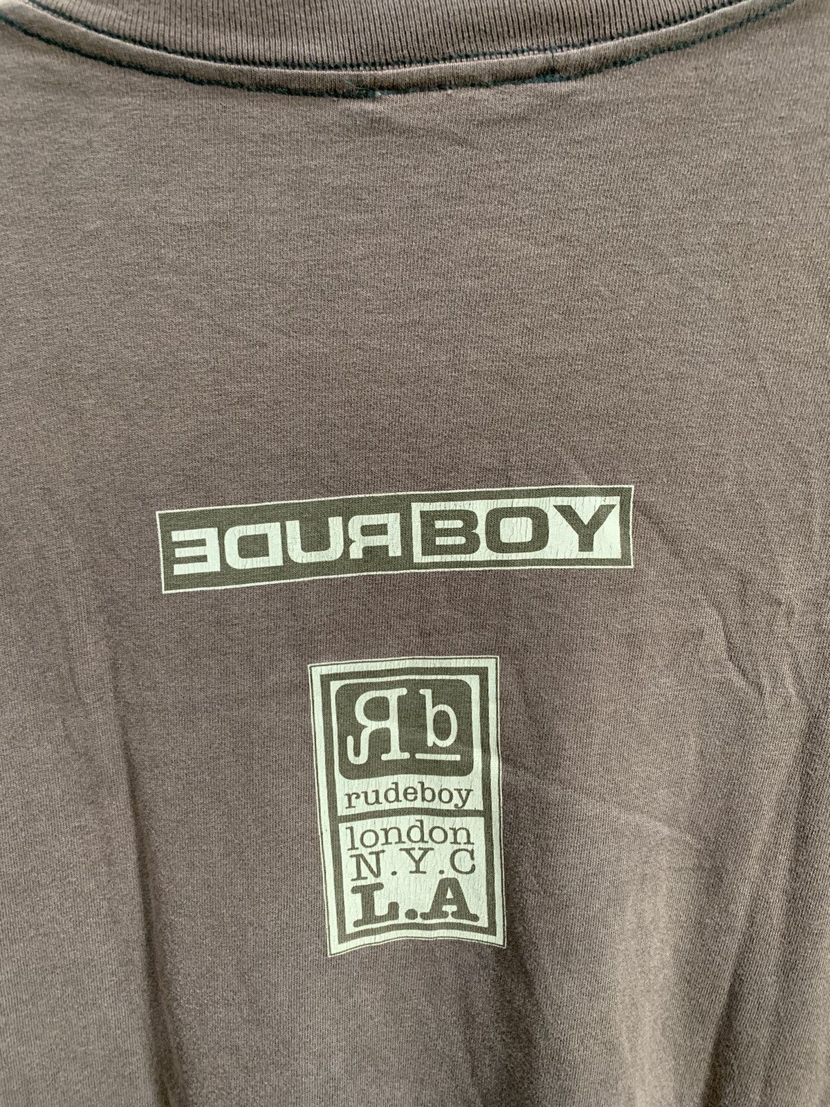 Vintage Vintage Sunfaded RudeBoy T shirt Size US L / EU 52-54 / 3 - 5 Thumbnail