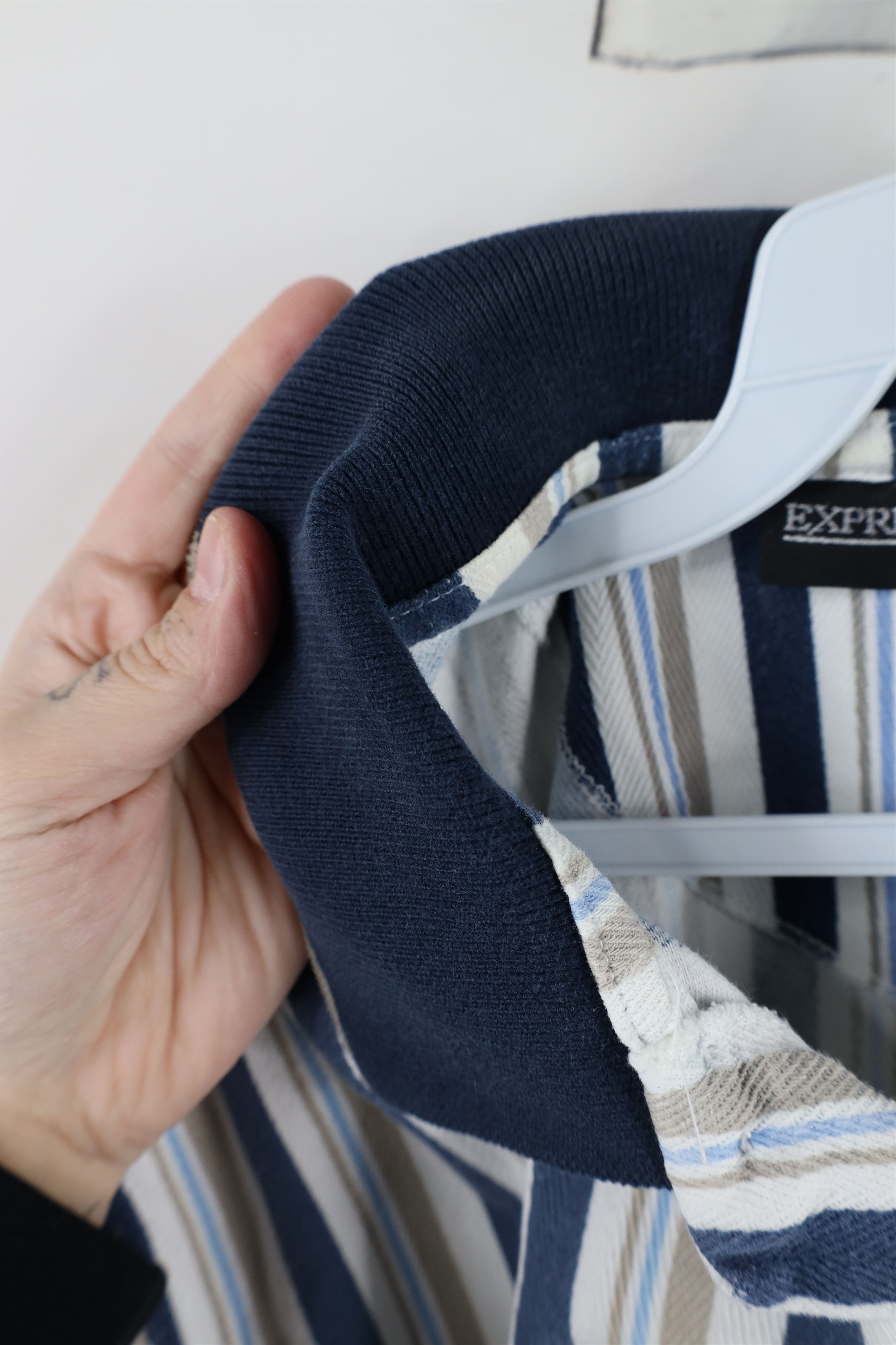 Vintage Vintage 90s Streetwear Block Collared Polo Shirt Cotton Size US M / EU 48-50 / 2 - 10 Thumbnail