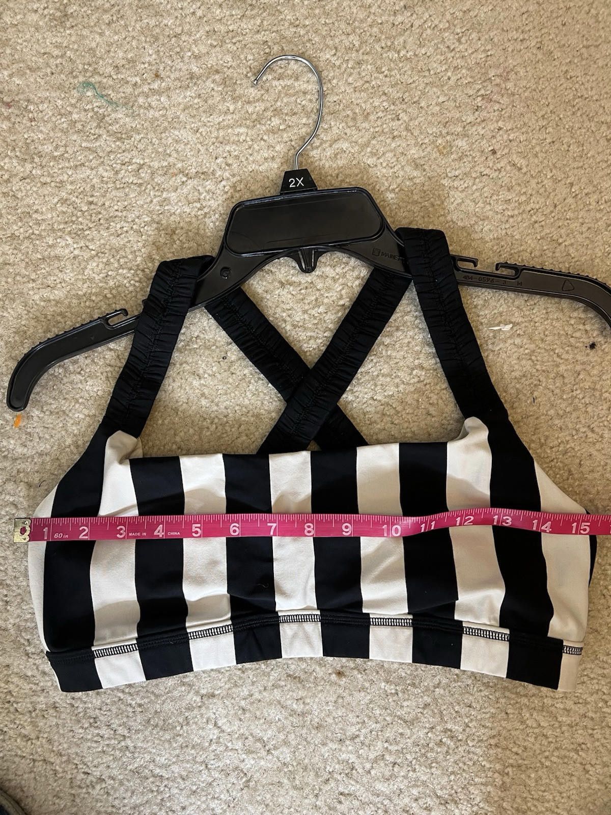 Designer Lululemon Inner Heart Bra Sz12 No Pads Size ONE SIZE - 5 Thumbnail