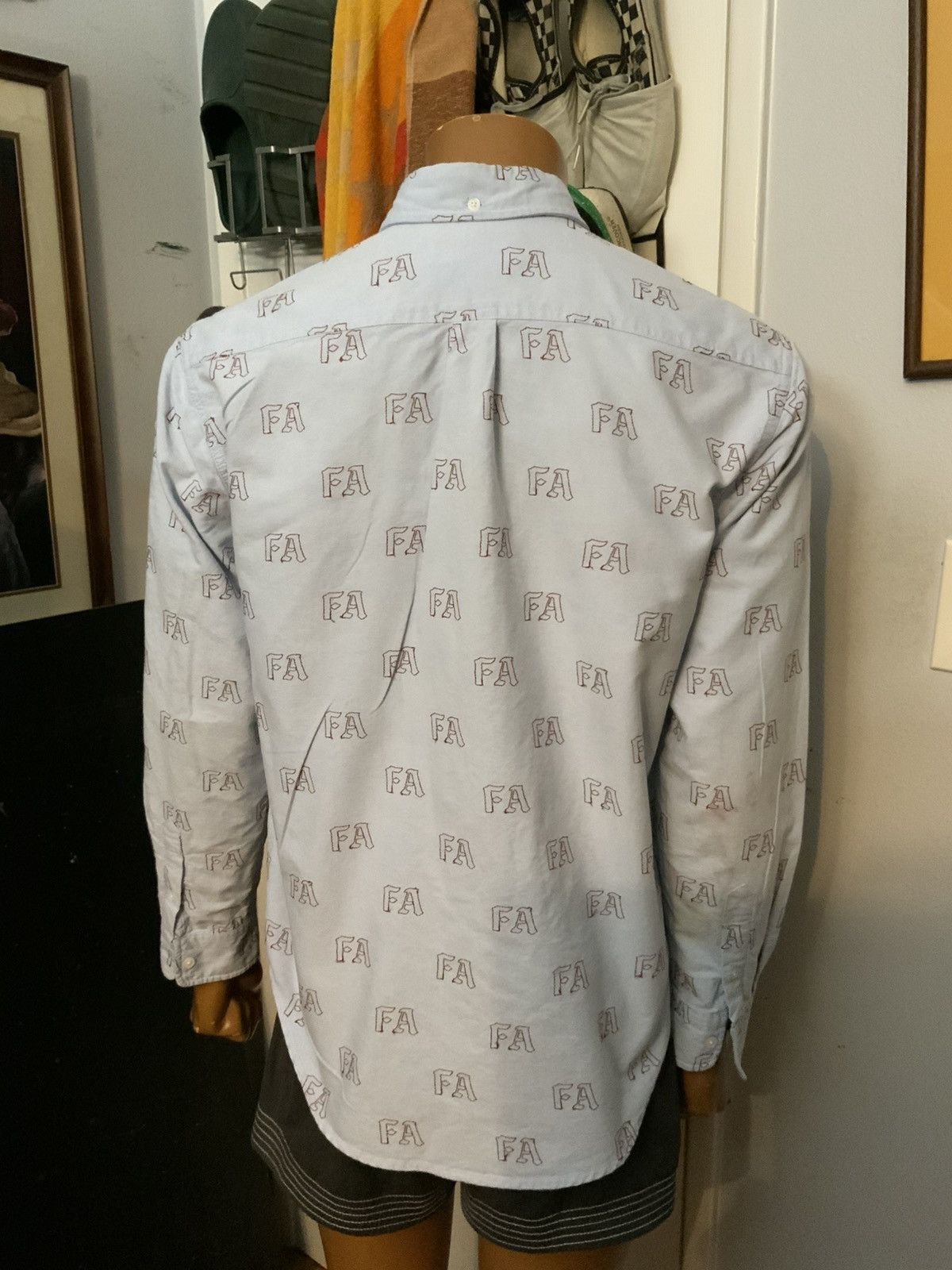 Fucking Awesome Fuc**ing Awesome FA Oxford Blue Button Down L/S 18SS Shirt Size US L / EU 52-54 / 3 - 13 Thumbnail
