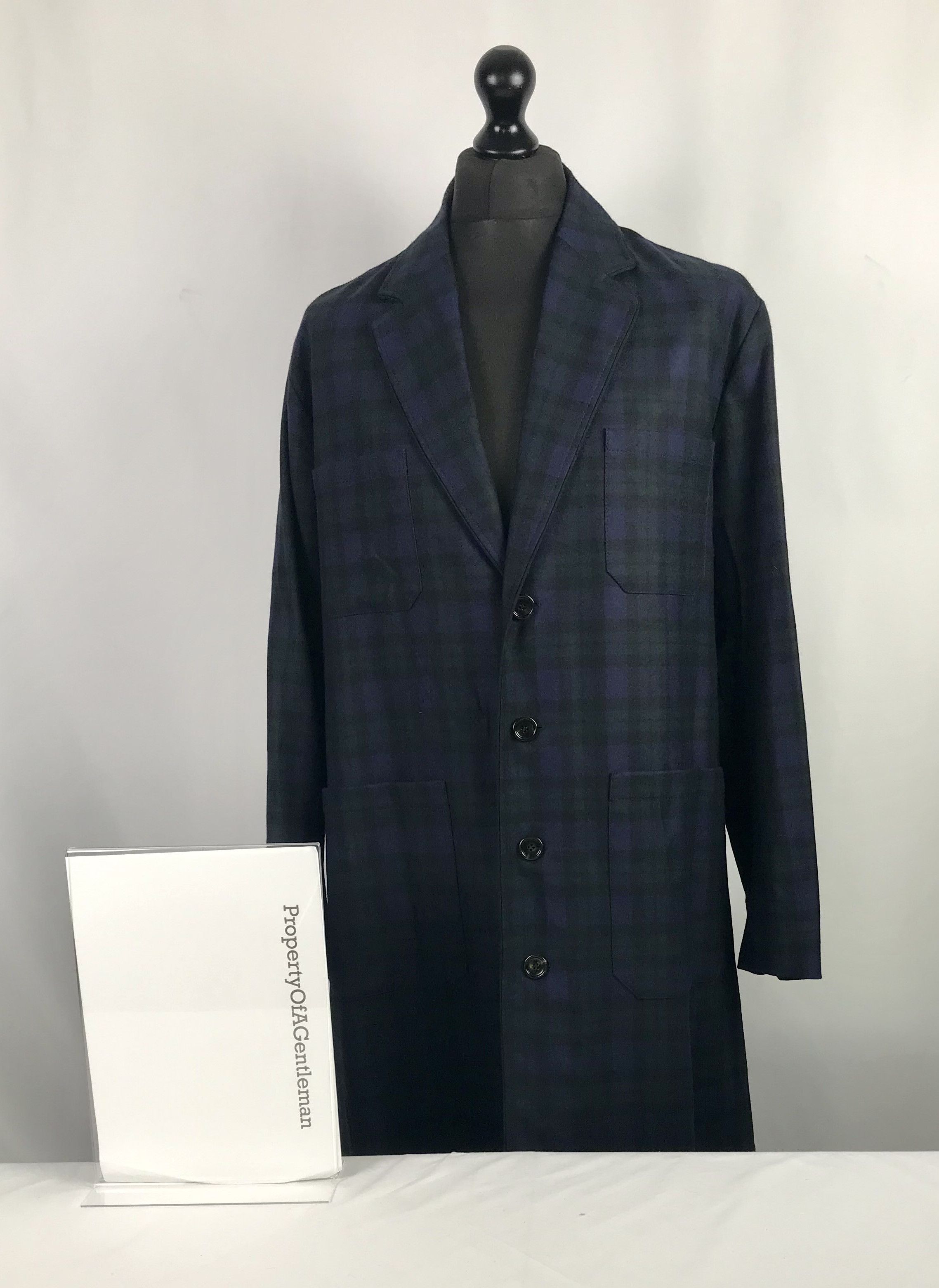 Gucci Gucci Checked Overcoat Size US M / EU 48-50 / 2 - 3 Thumbnail