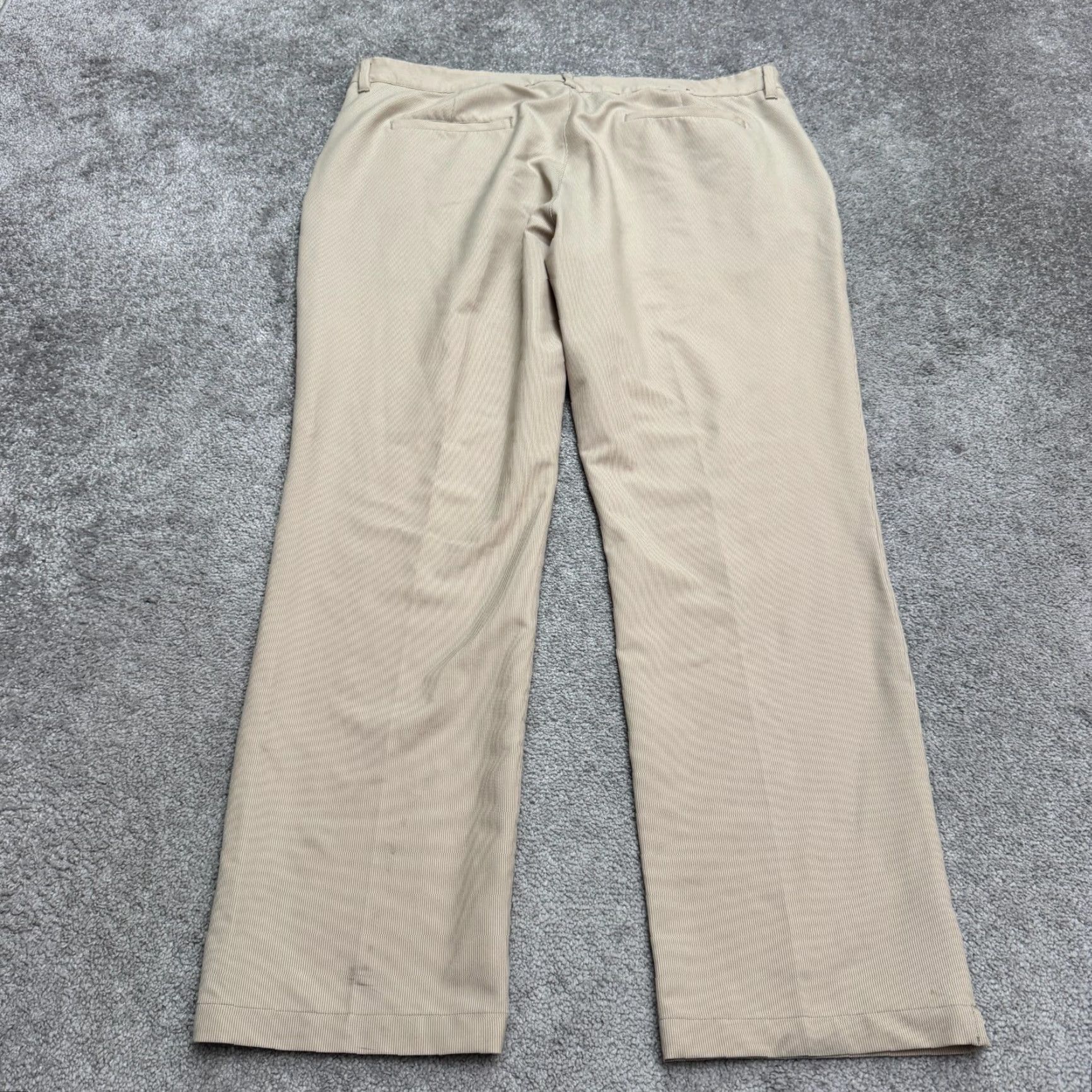 Adidas Adidas Golf Pants Mens 40x32 Khaki Beige Straight Leg Chino Pockets Regular Size US 40 / EU 56 - 2 Thumbnail