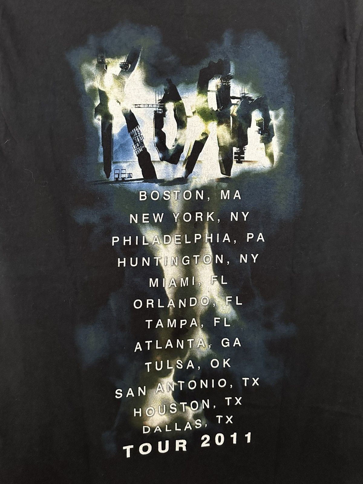 Band Tees 2011 Korn Tour Band Vintage T-Shirt Tee Size US S / EU 44-46 / 1 - 7 Thumbnail