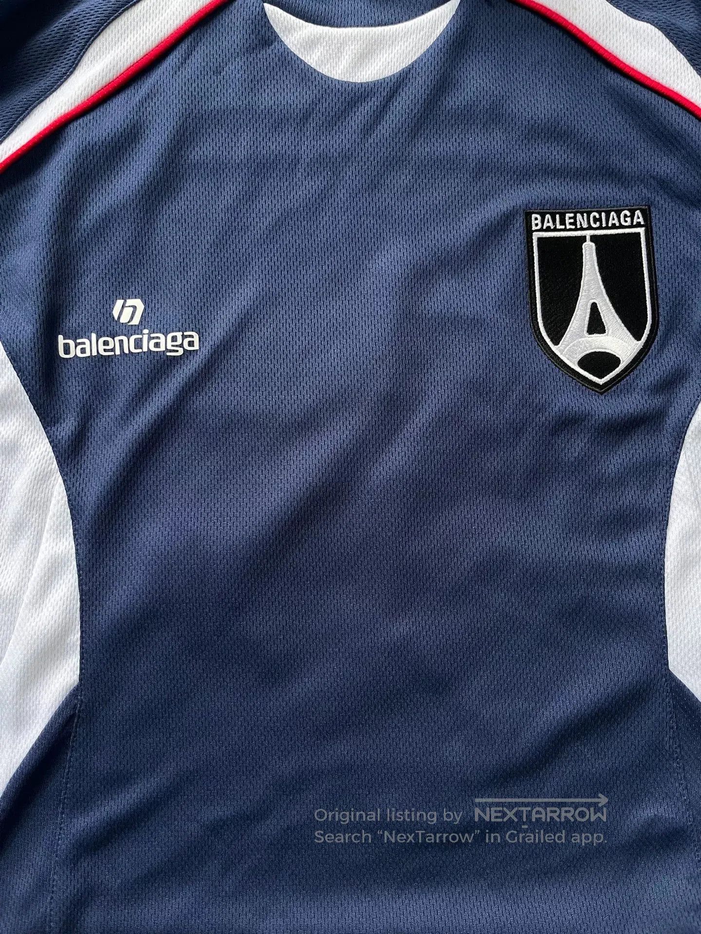 Balenciaga Balenciaga Logo Print Colorblock Crewneck Jersey T-Shirt. Size US L / EU 52-54 / 3 - 3 Thumbnail