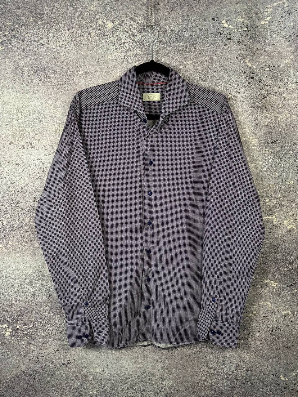 Eton ETON PRINTED SHIRT BUTTON UP MEN'S Size US L / EU 52-54 / 3 - 1 Thumbnail