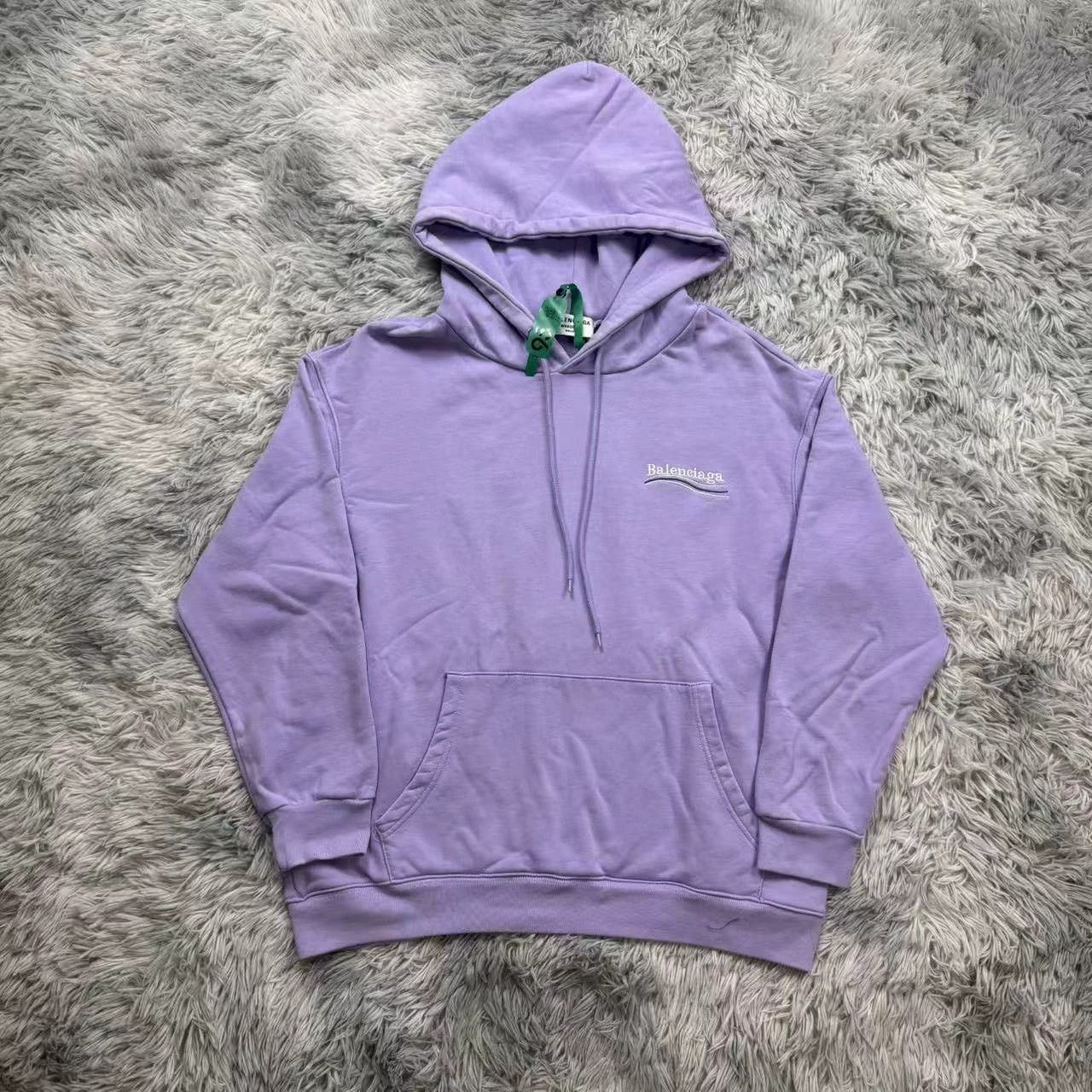 Balenciaga Balenciaga Purple Embroidered Coke Hoodie - dmc Size US L / EU 52-54 / 3 - 1 Thumbnail