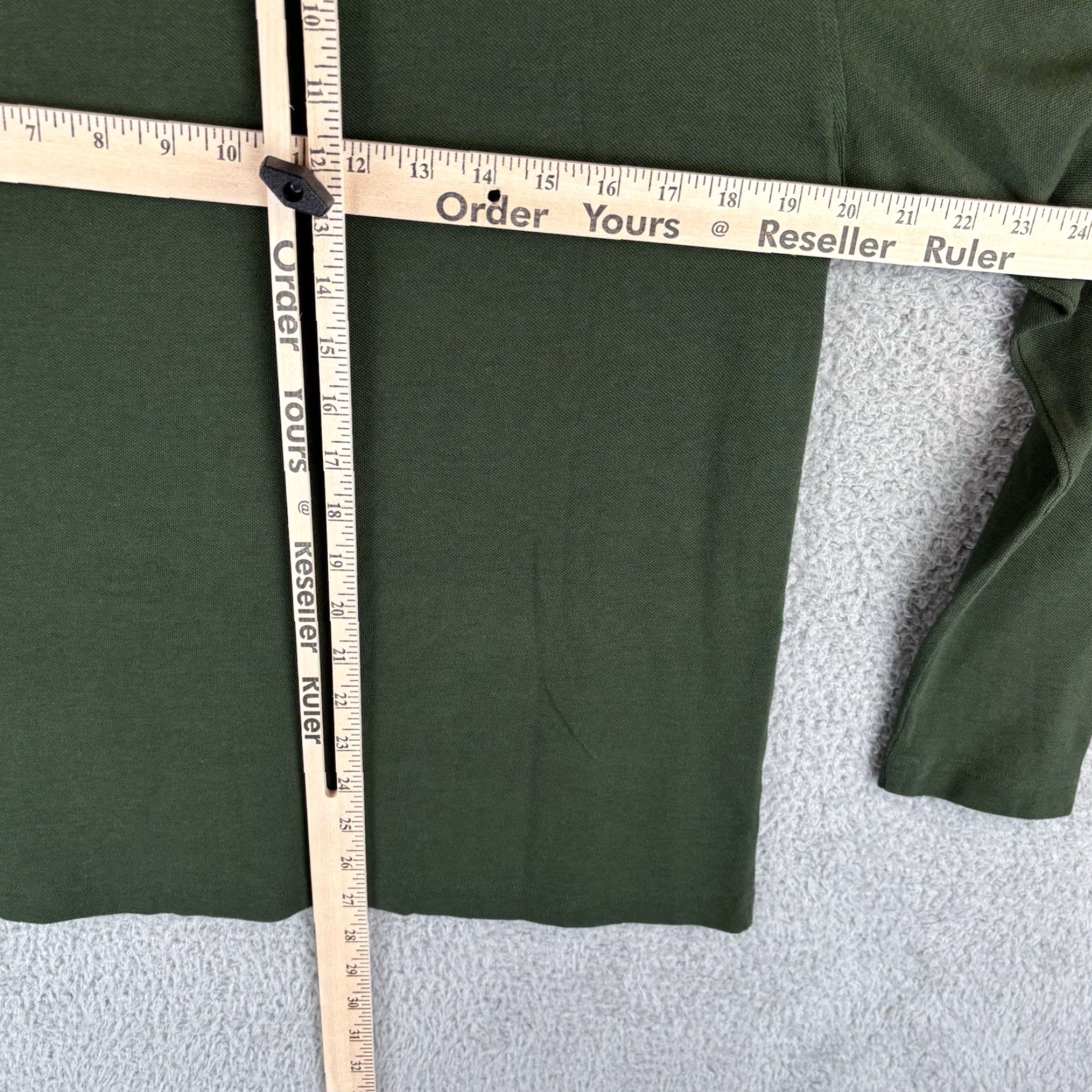 Barbour Barbour Polo Shirt Mens Long Sleeve Hunter Green Cotton Blend Preppy Slim Regular Size L 44 Chest Embroidered Logo Size US L / EU 52-54 / 3 - 6 Thumbnail