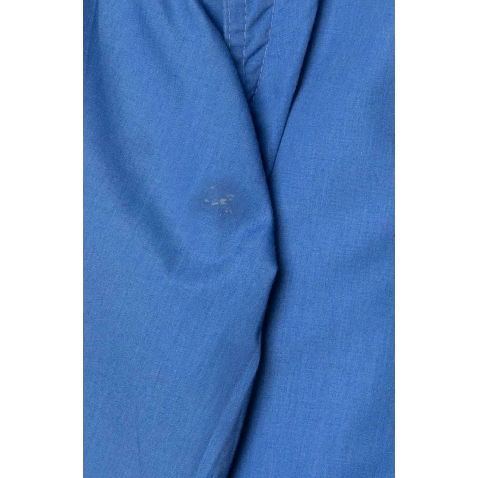 Vintage VINTAGE Henri Christian Large Blue Lightweight Jacket Mens with Concealed Hood Size US L / EU 52-54 / 3 - 8 Thumbnail