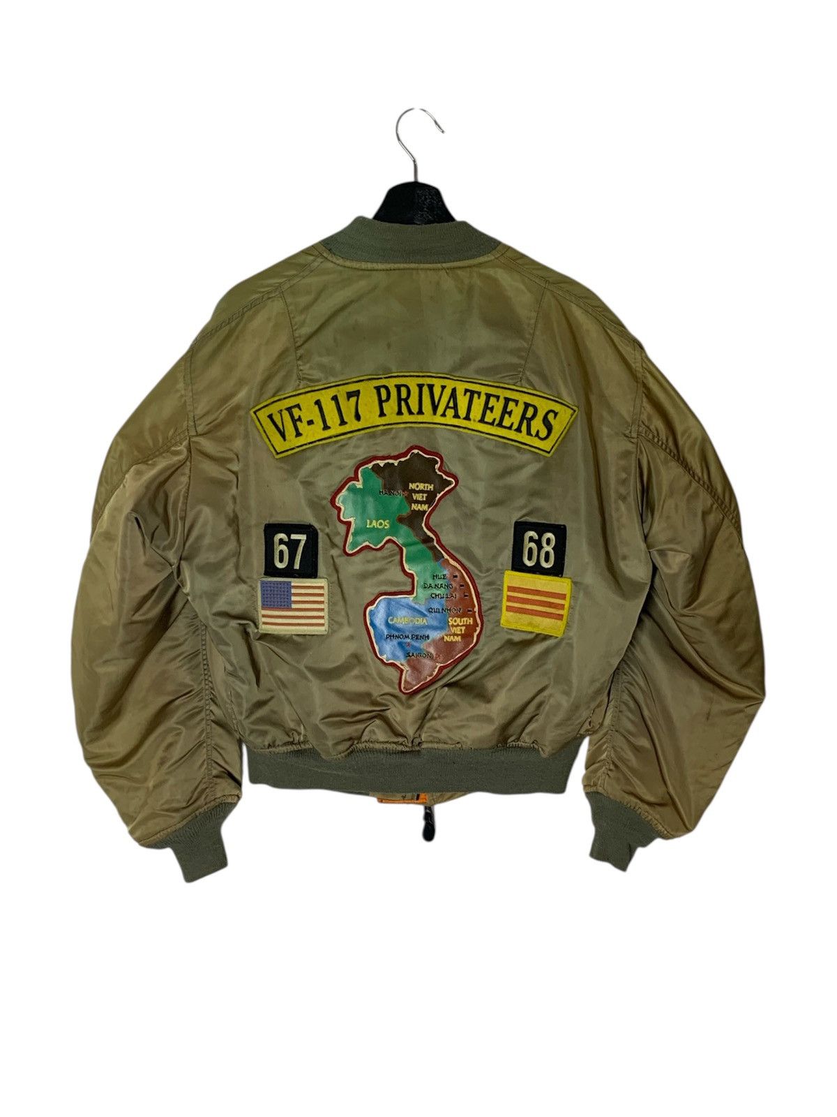 Avirex Vintage Avirex Flight MA-1 Bomber Jacket Size US L / EU 52-54 / 3 - 1 Thumbnail