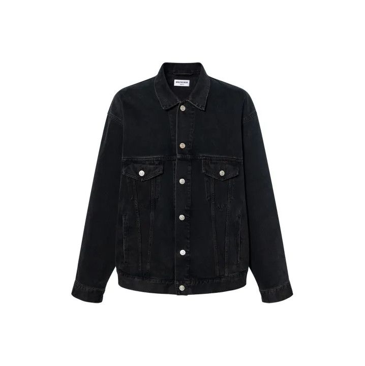 Balenciaga Balenciaga Black Denim Long Sleeve Jacket Size US XS / EU 42 / 0 - 1 Thumbnail