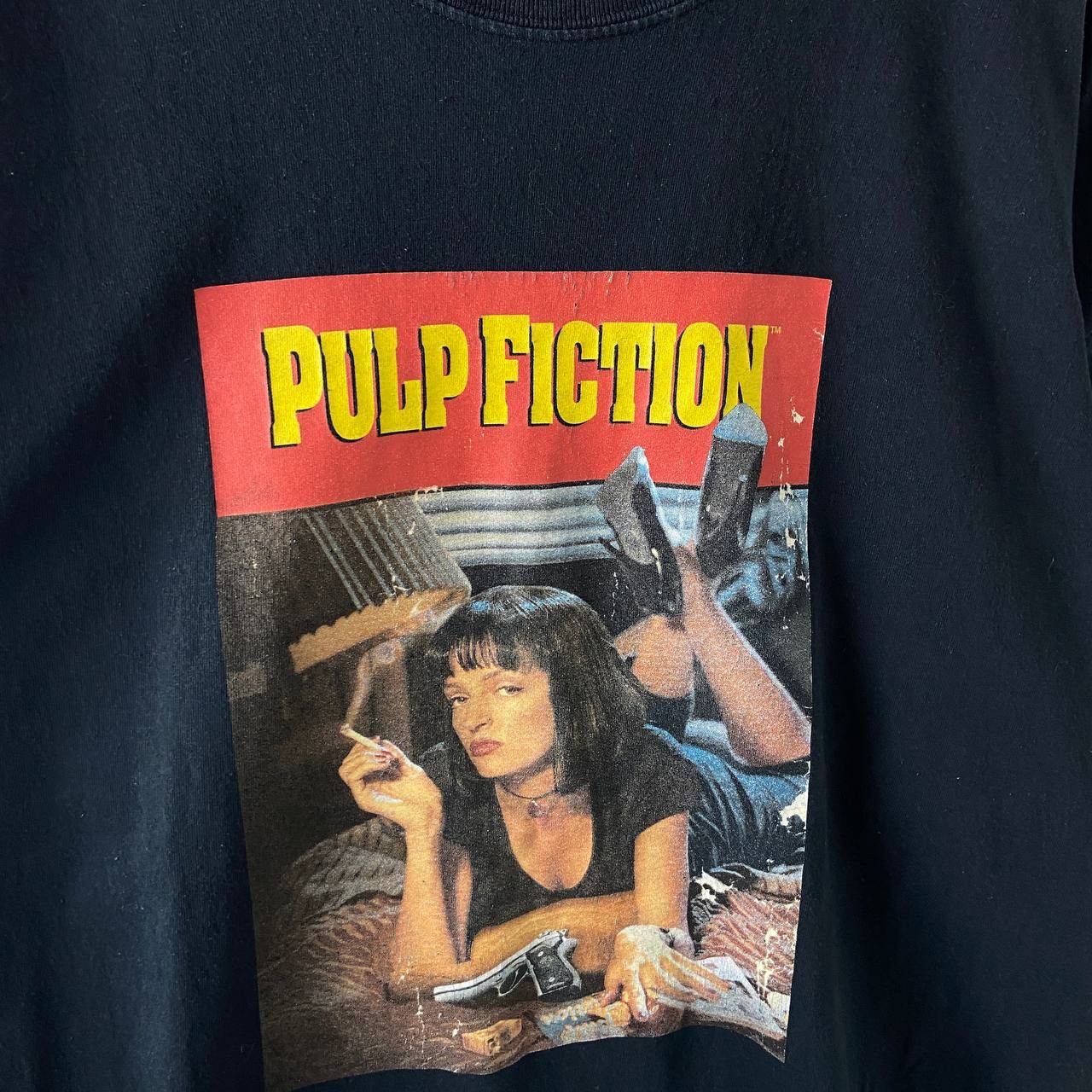 Vintage Pulp Fiction Vintage Mia Tarentino Cult Movie T-Shirt Size US L / EU 52-54 / 3 - 3 Thumbnail