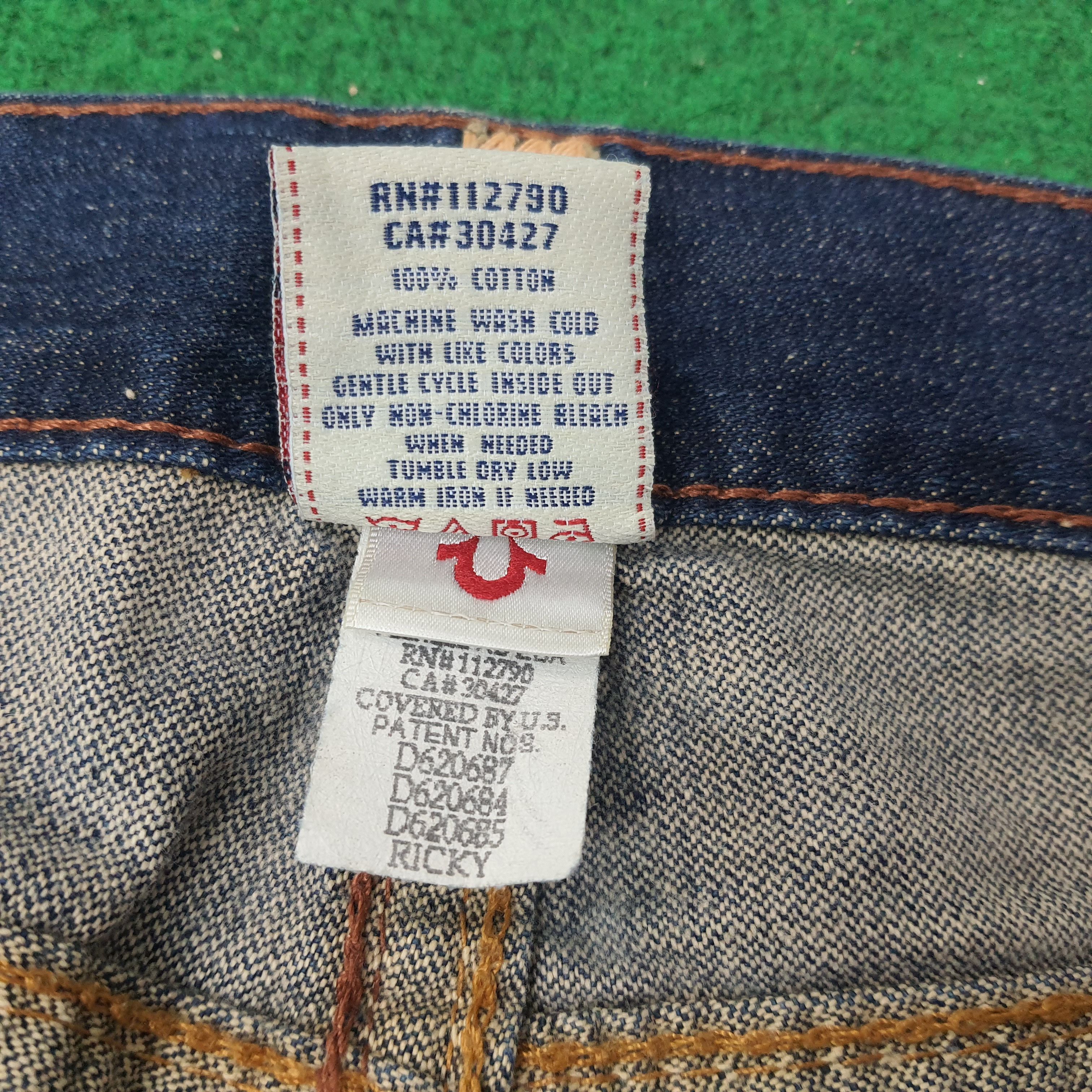 True Religion Vintage True Religion American Denim Jeans C258N2 Size US 37 - 8 Thumbnail